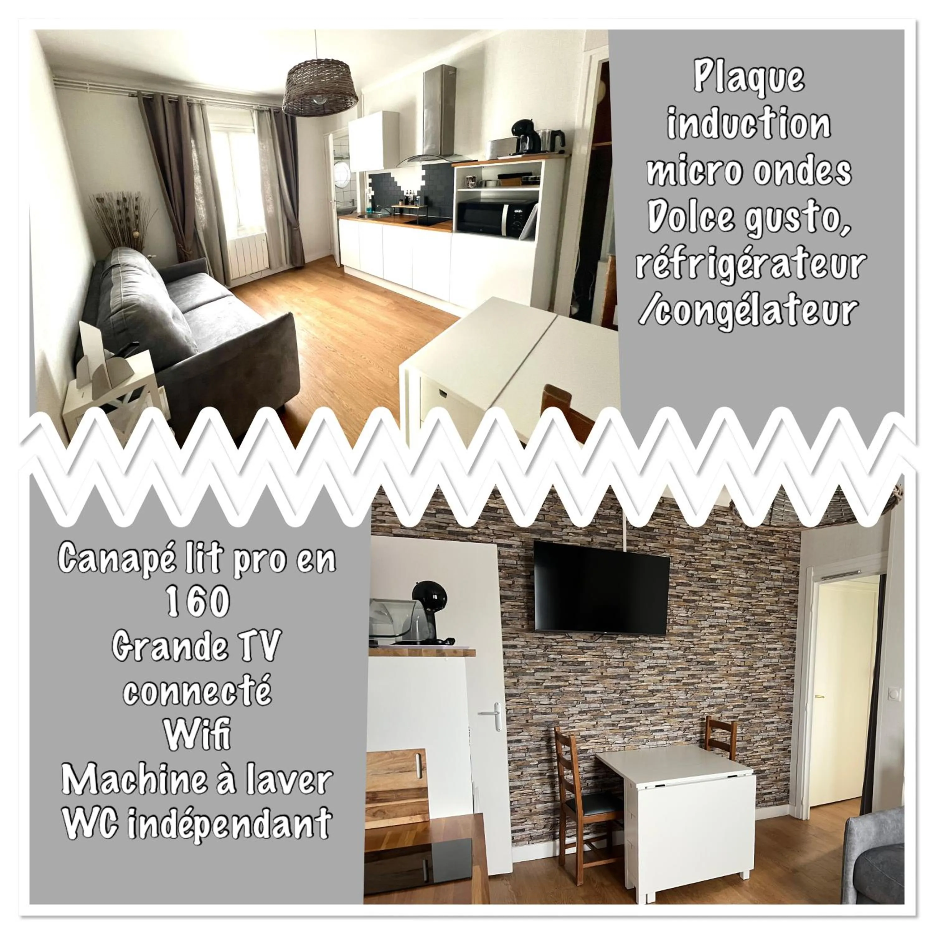 Bed in Le Crist'Al, hôtel climatisé, front de mer, proche du centre ville, et solution de restauration