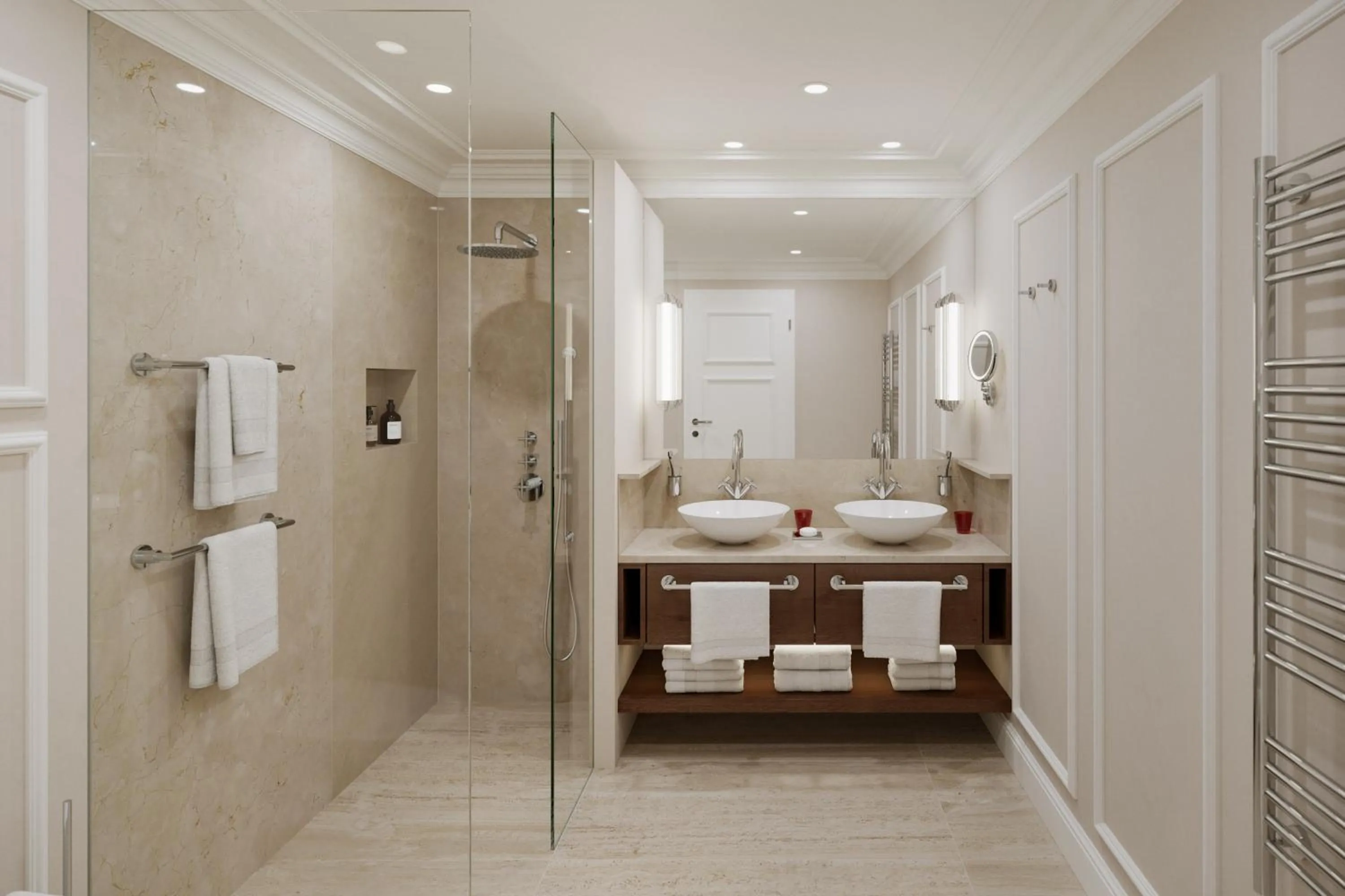 Shower in Grand Hotel National Luzern