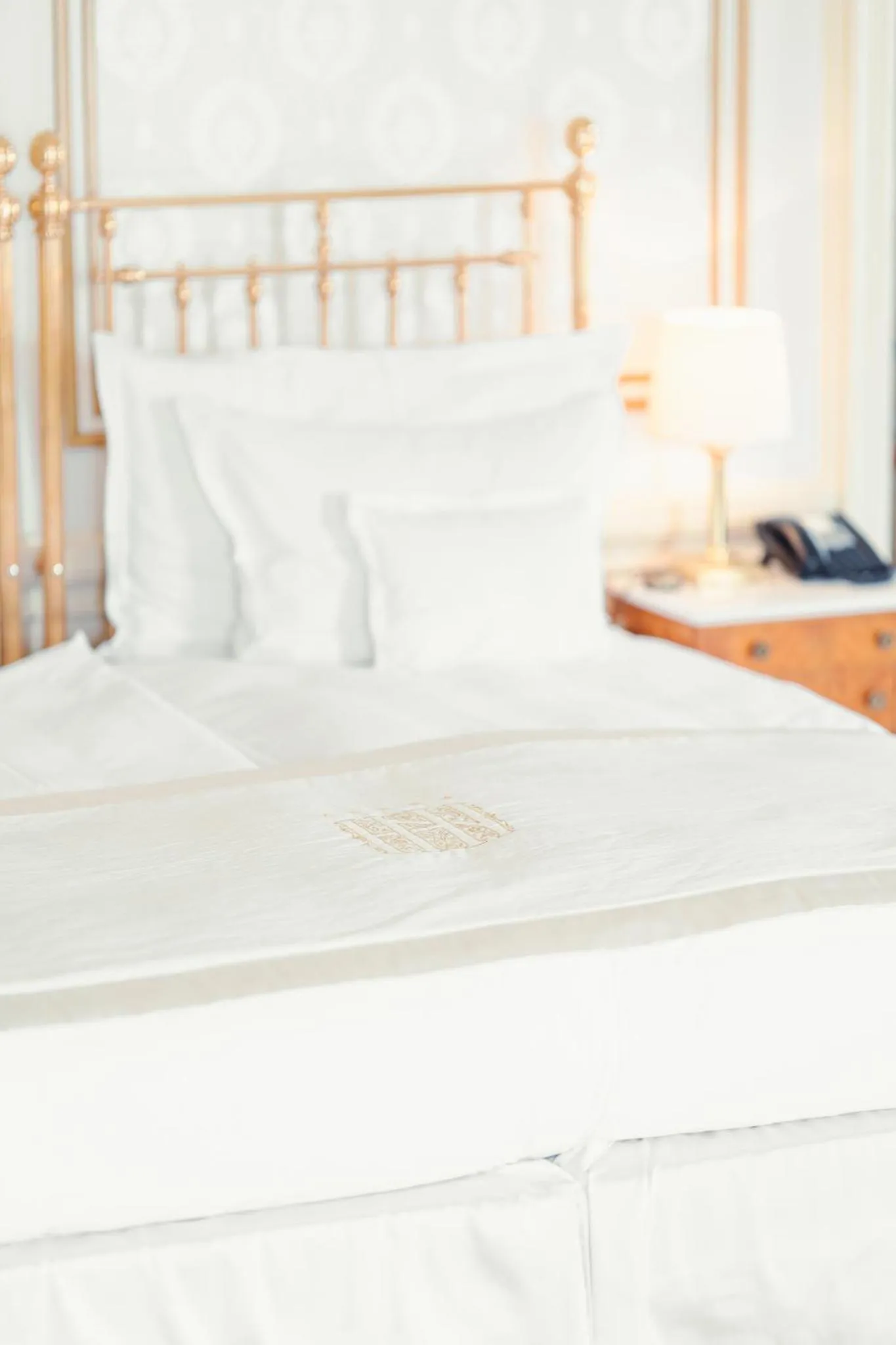 Bedroom, Bed in Grand Hotel National Luzern