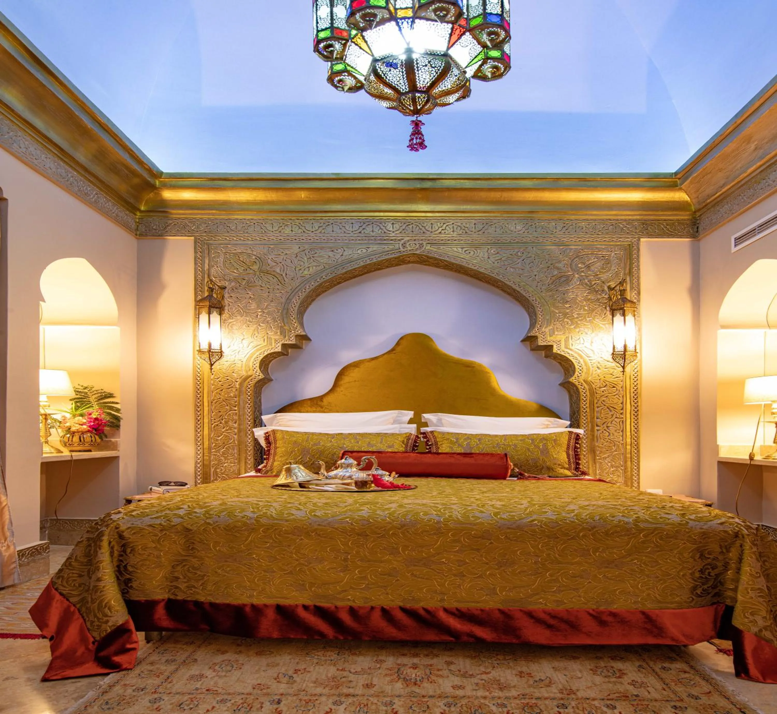 Bed in Riad Dar El Malaika