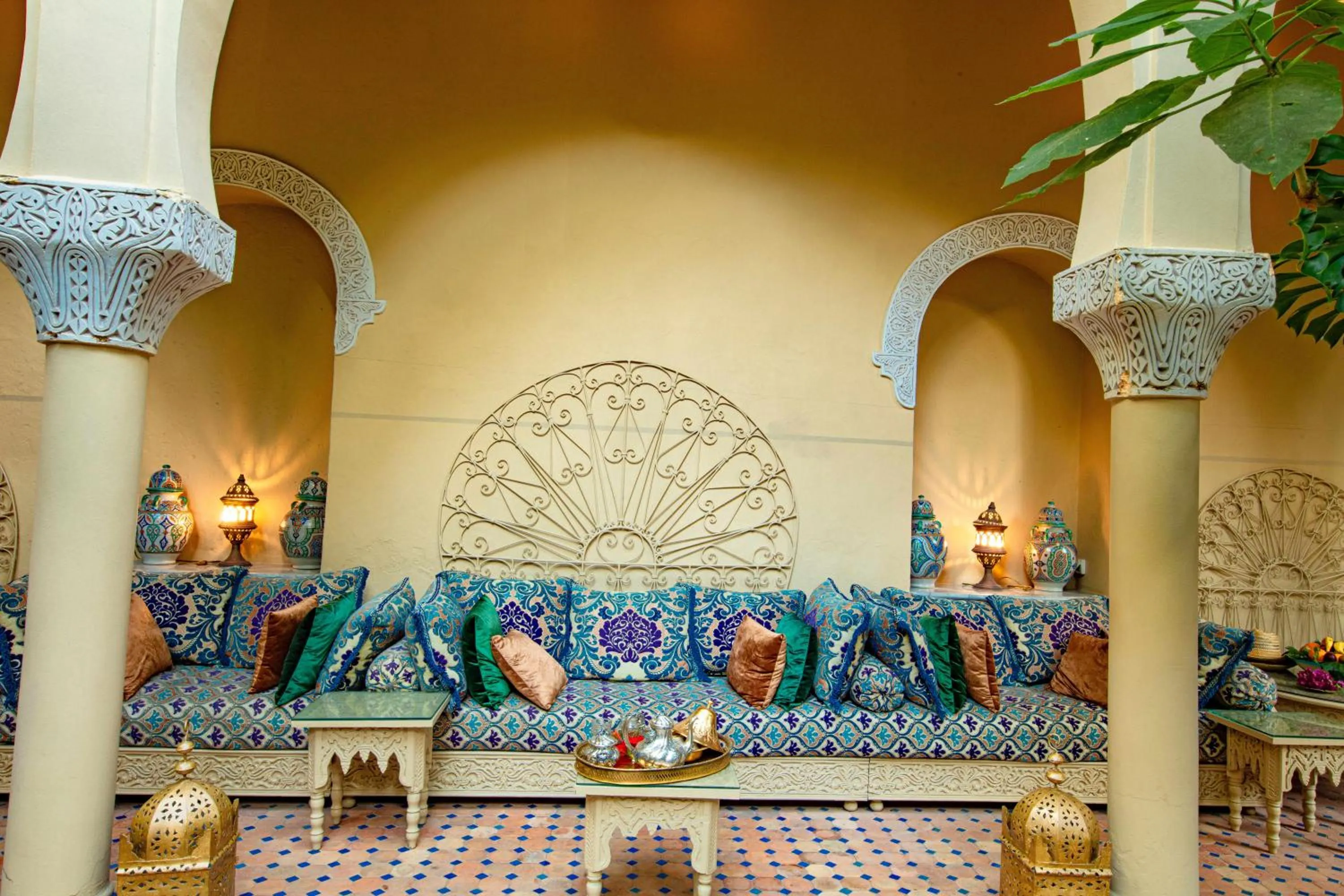 Living room in Riad Dar El Malaika