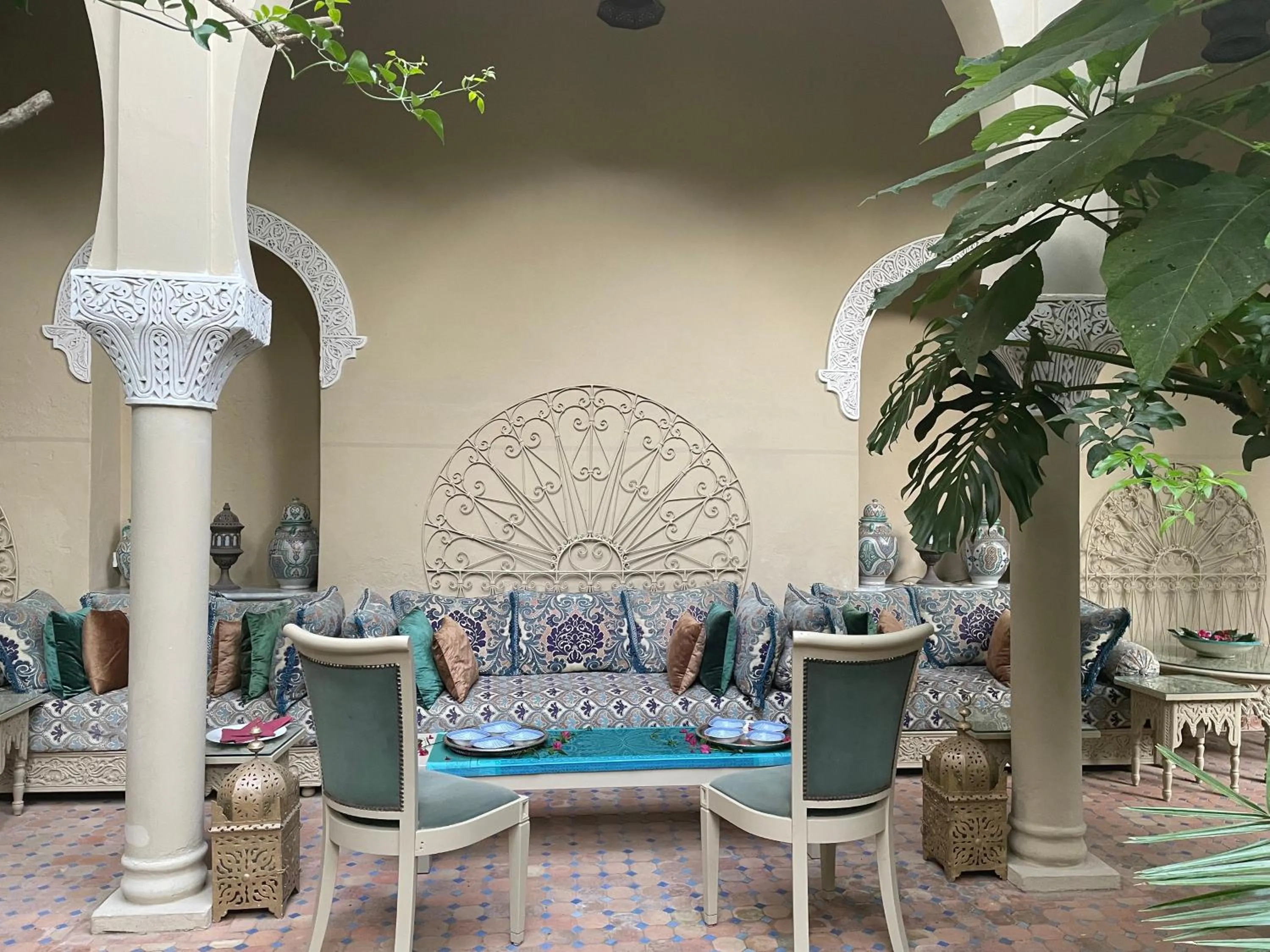 Patio in Riad Dar El Malaika