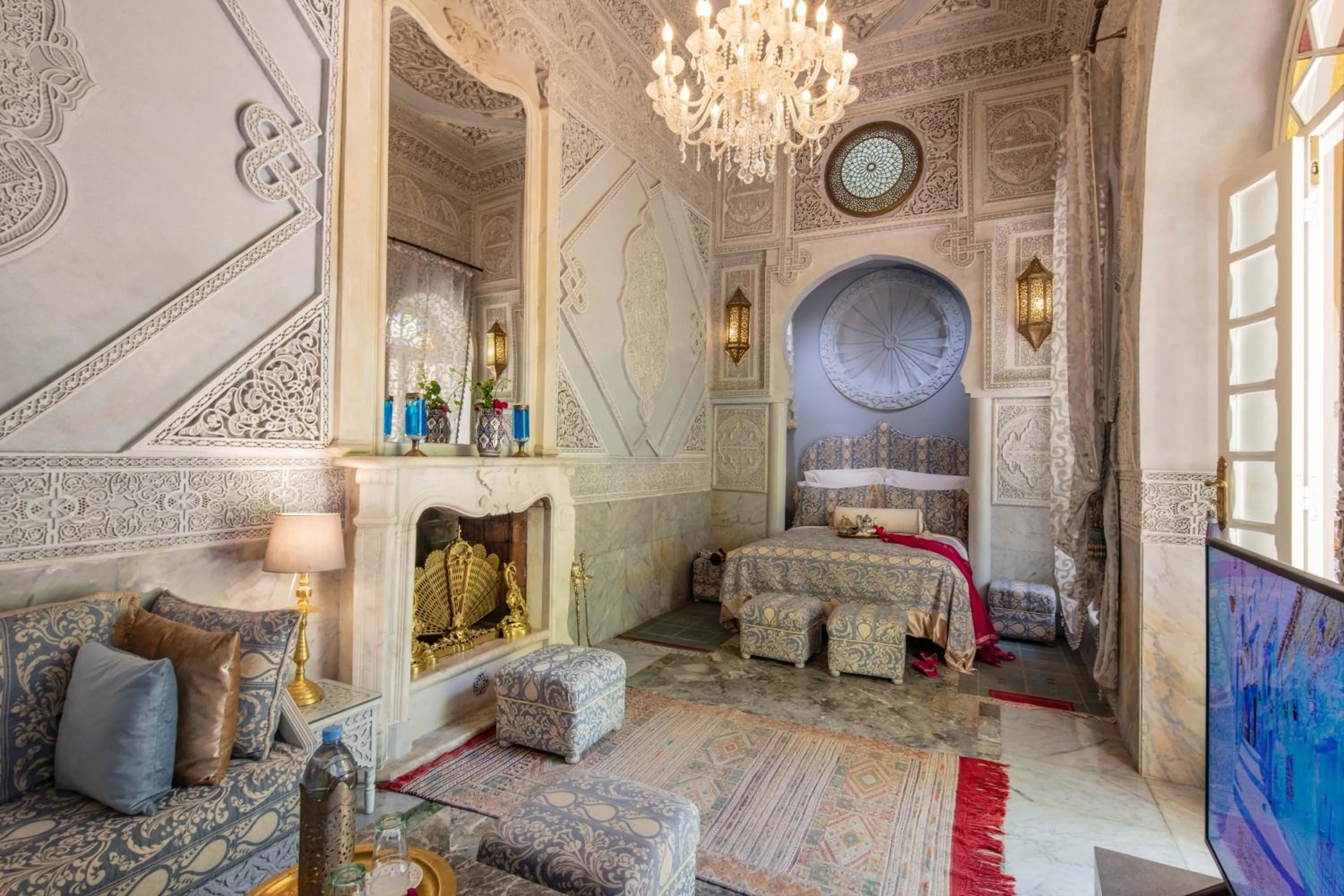 Photo of the whole room, Bed in Riad Dar El Malaika