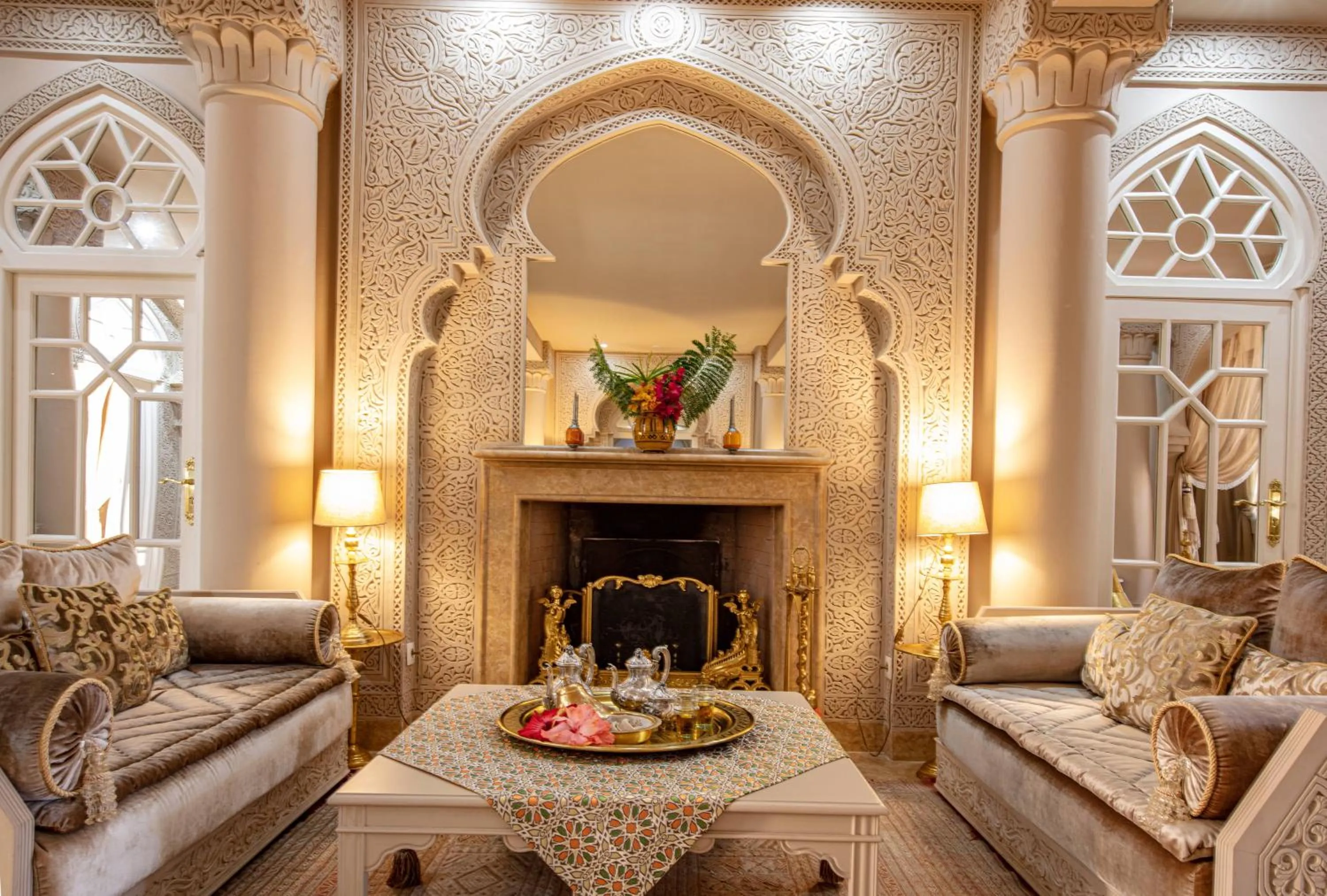 Living room in Riad Dar El Malaika