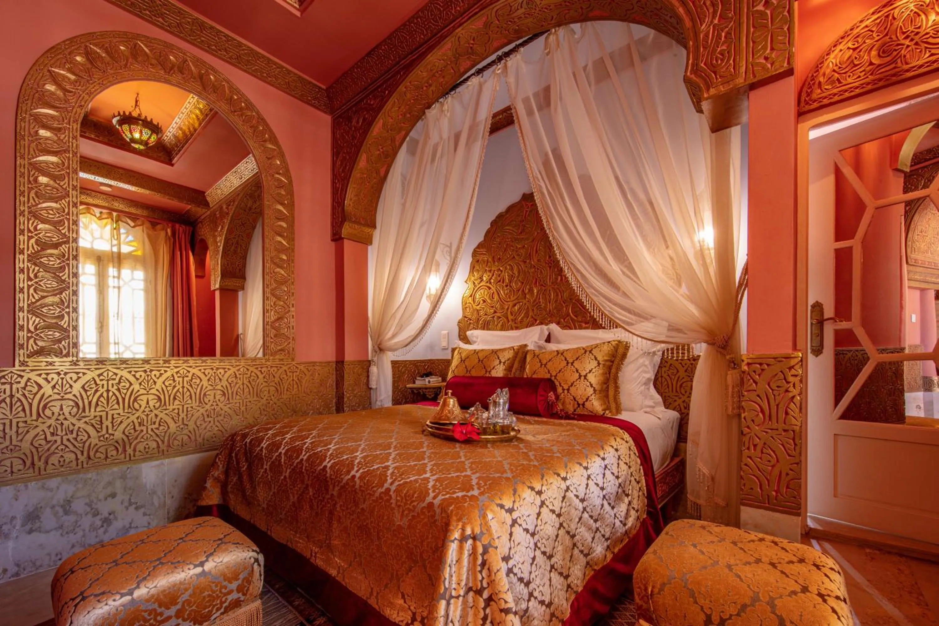 Bed in Riad Dar El Malaika