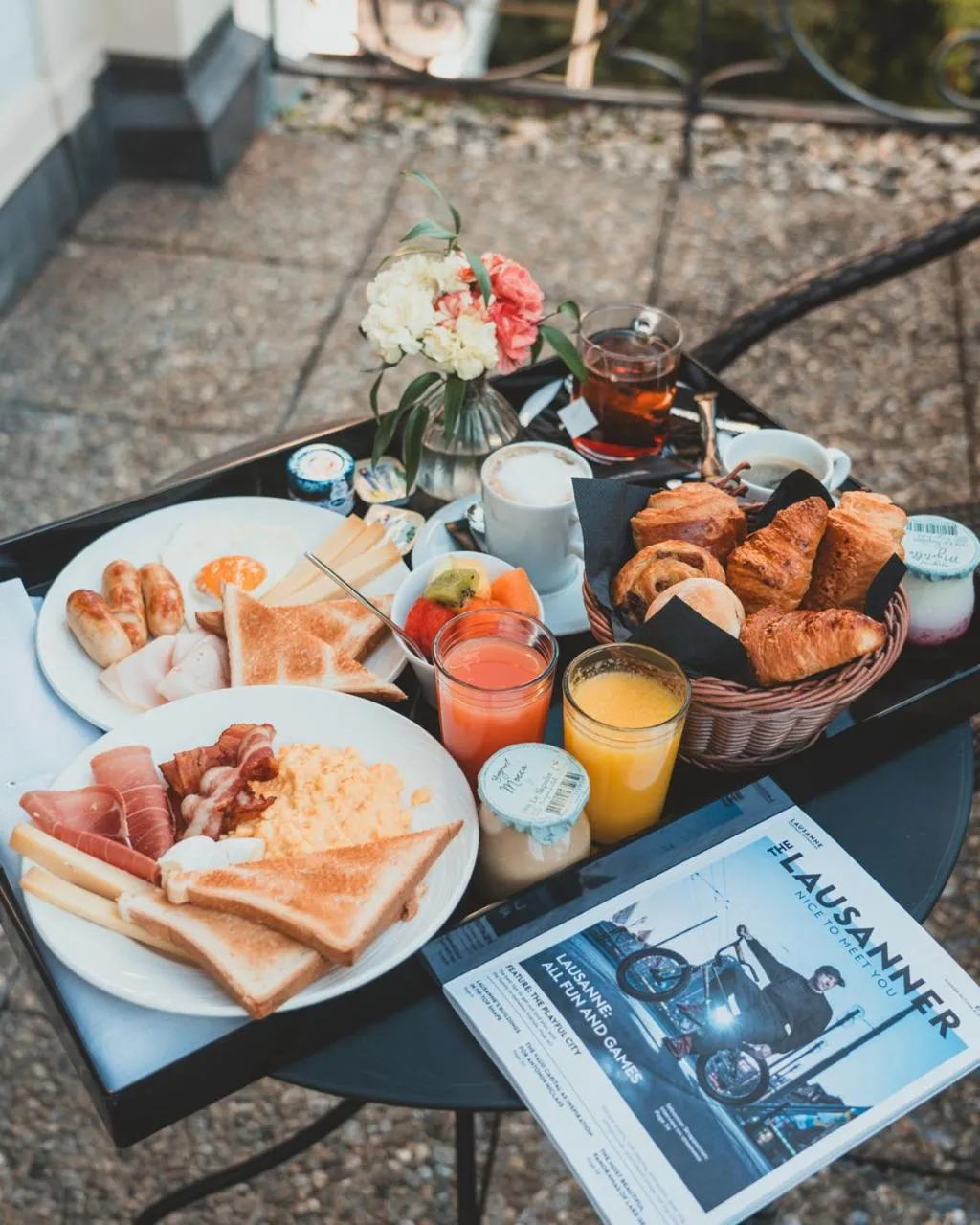 Breakfast in Carlton Lausanne Boutique Hôtel