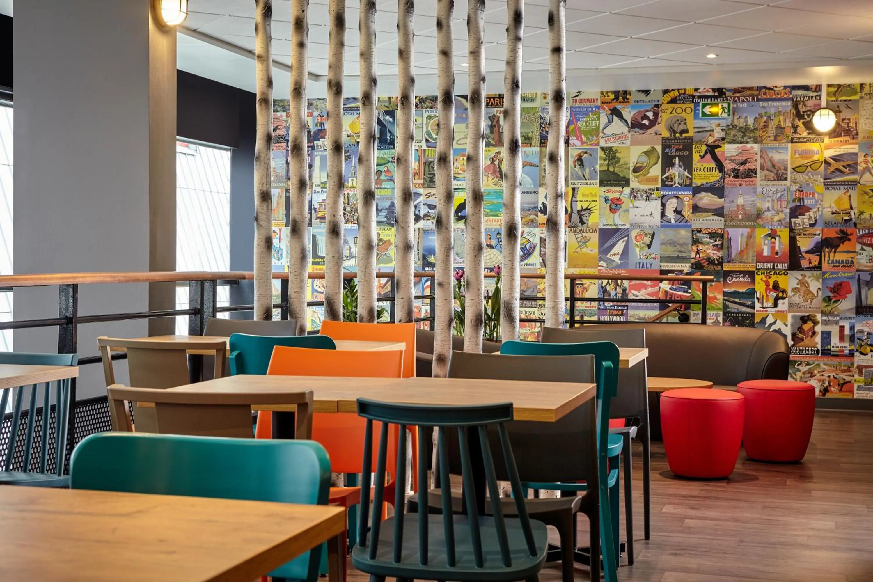 Lobby or reception in hotelF1 Toulon Est La Valette