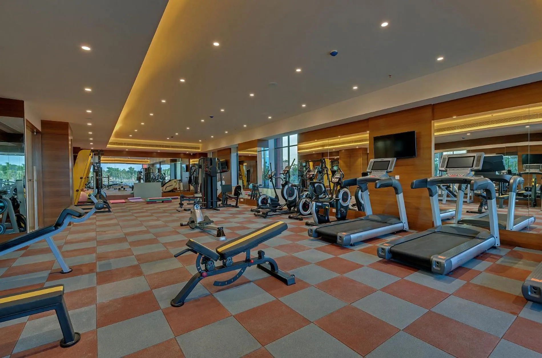 Fitness centre/facilities in The Fern Royal Farm Resort, Anjar