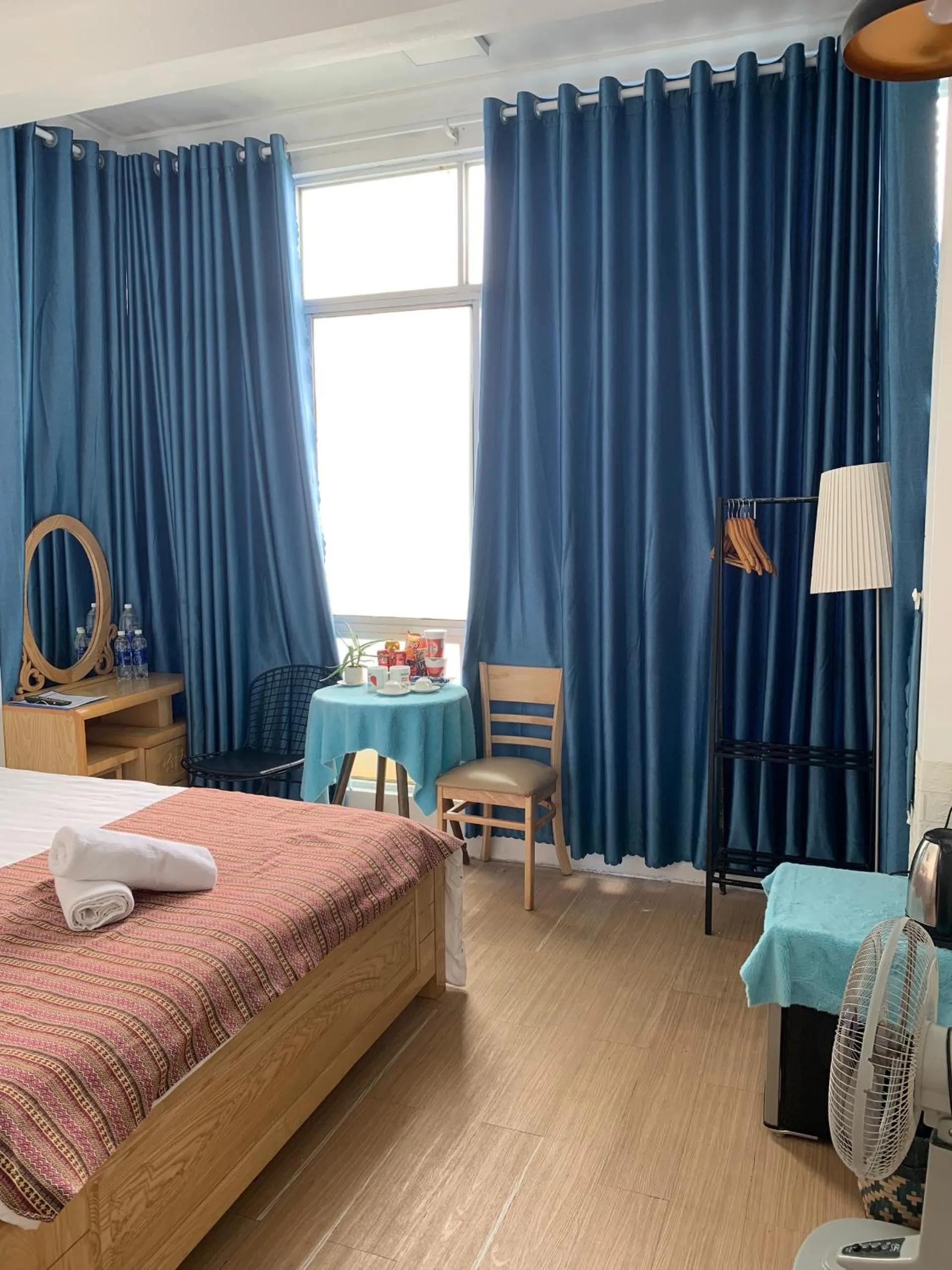 Bed in Chau Giang Hotel