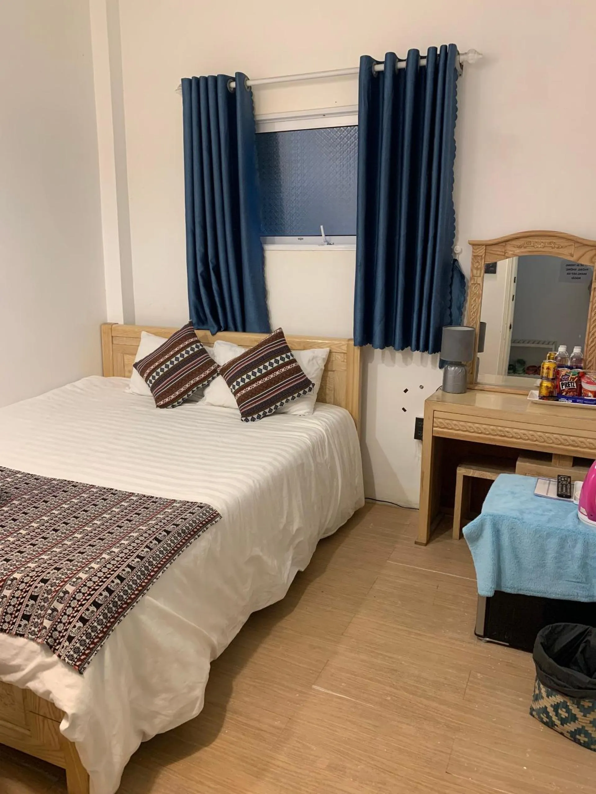 Bed in Chau Giang Hotel