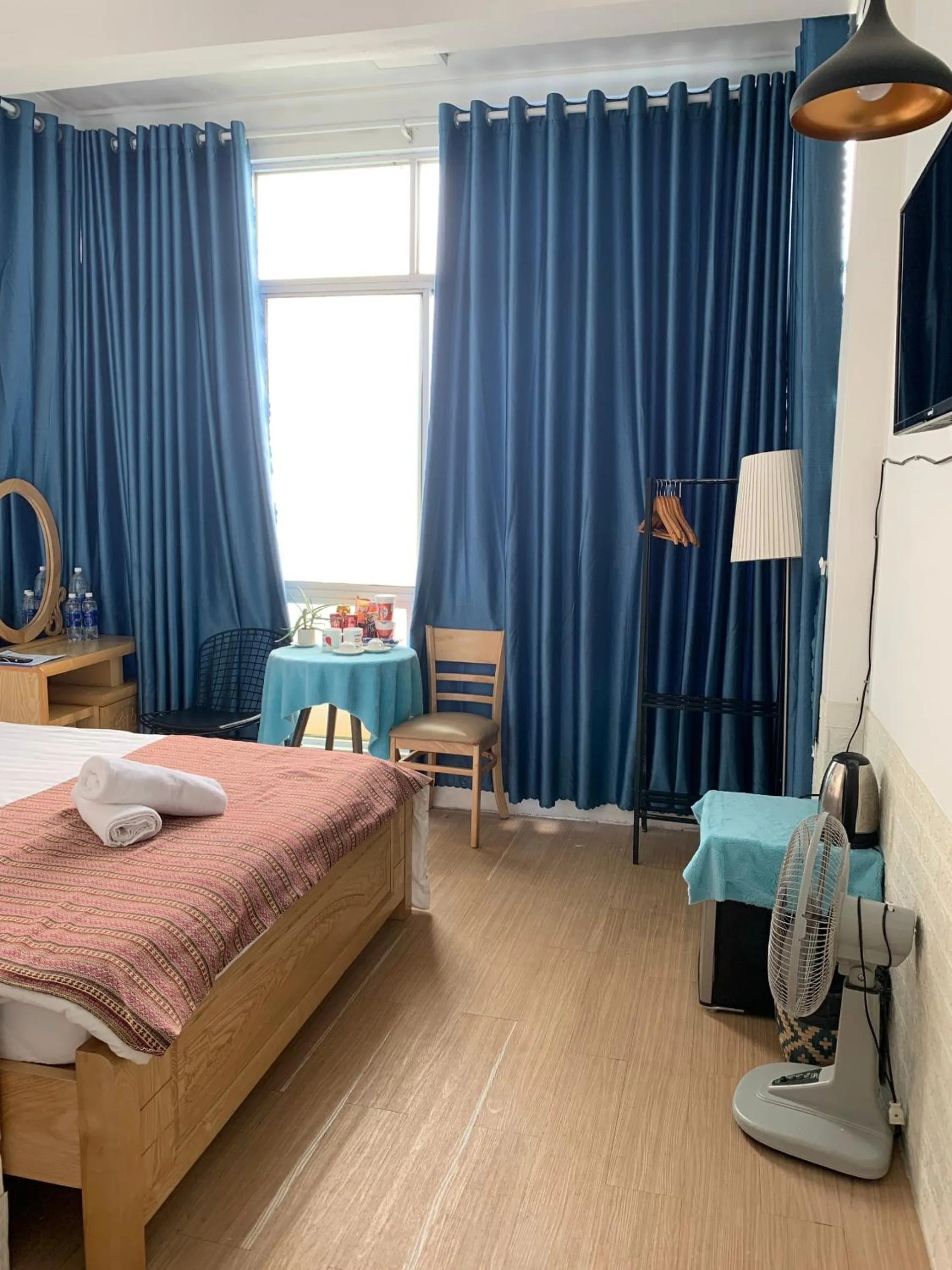 Bed in Chau Giang Hotel