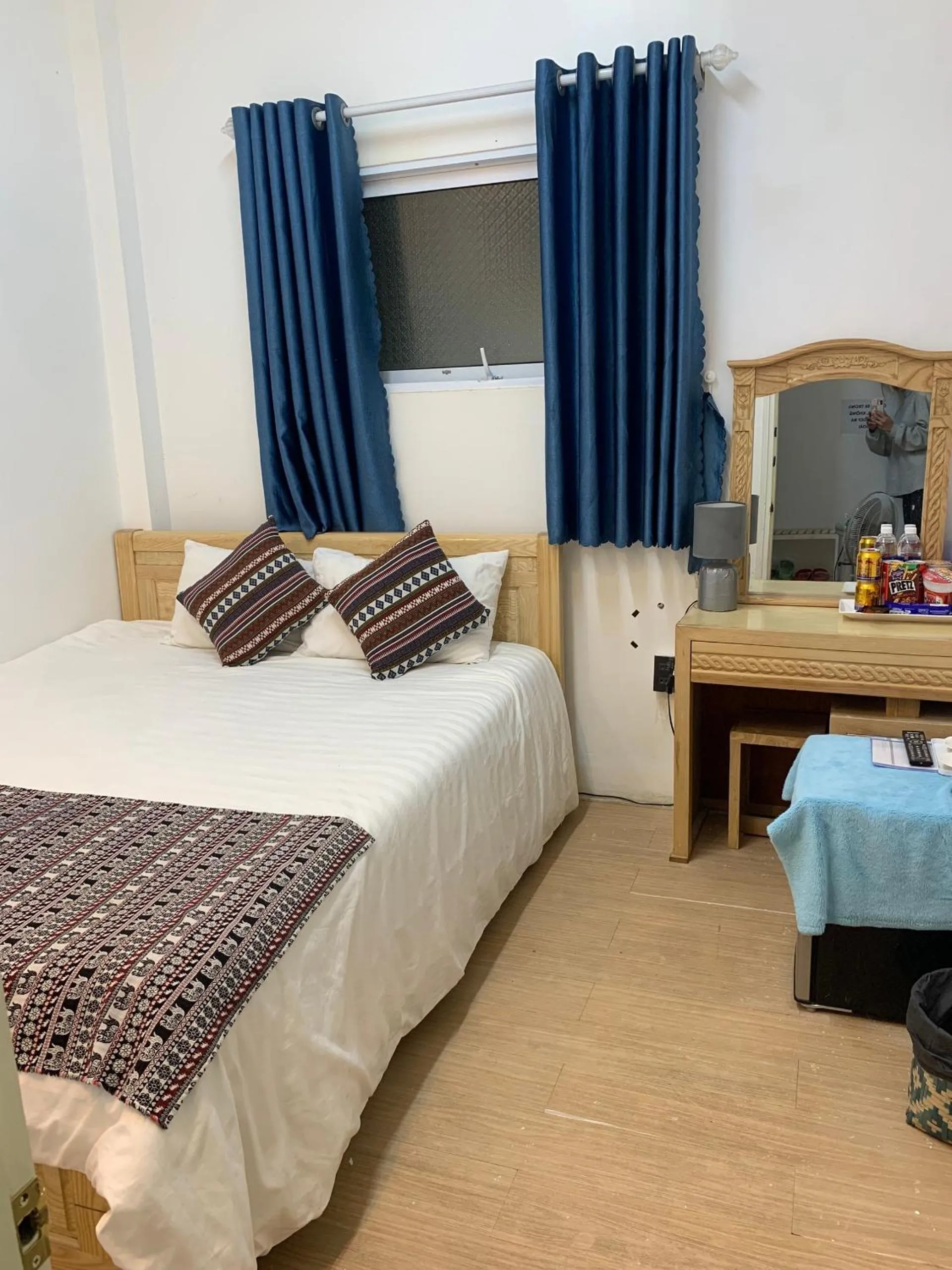 Bed in Chau Giang Hotel