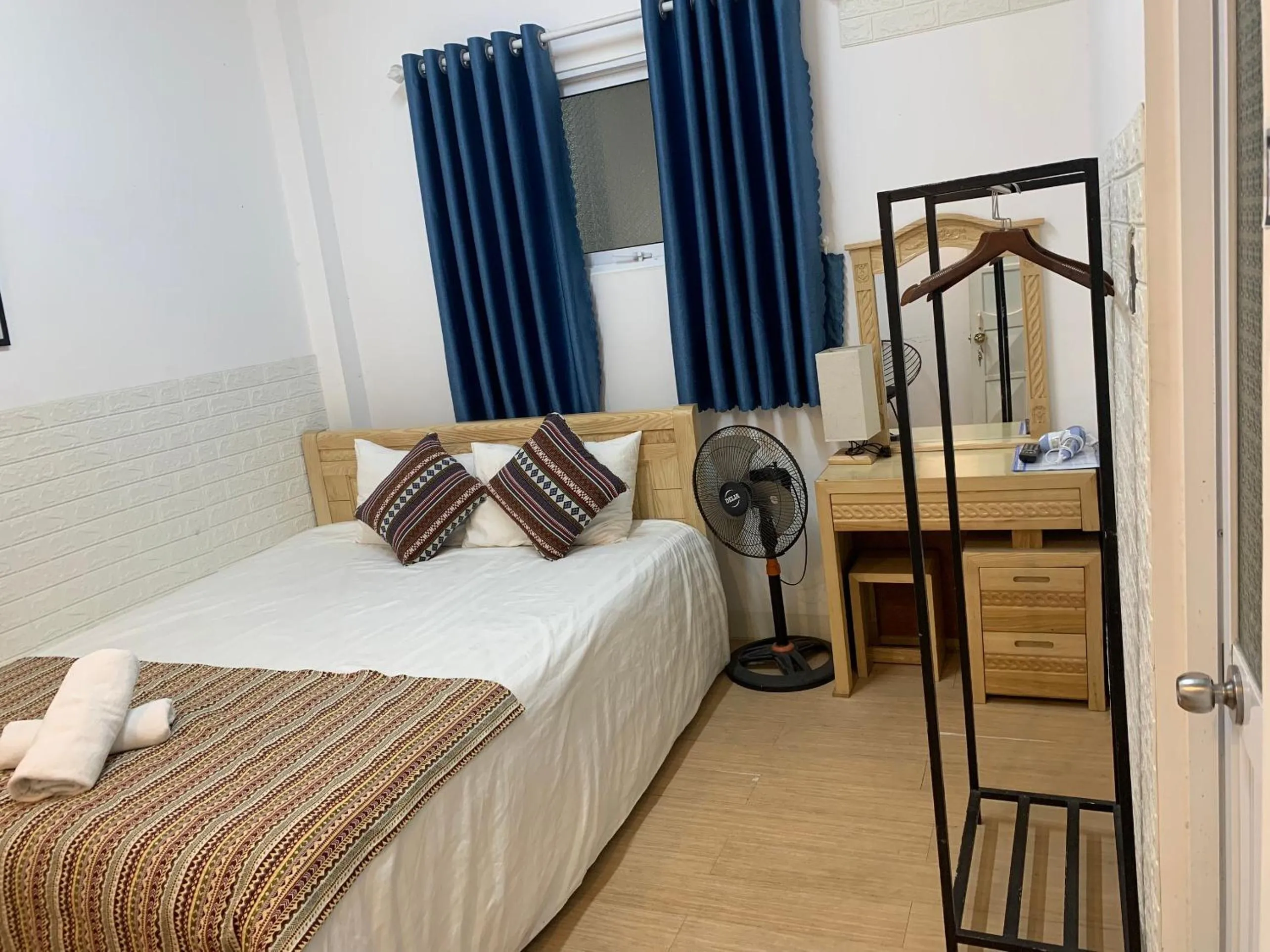 Bed in Chau Giang Hotel