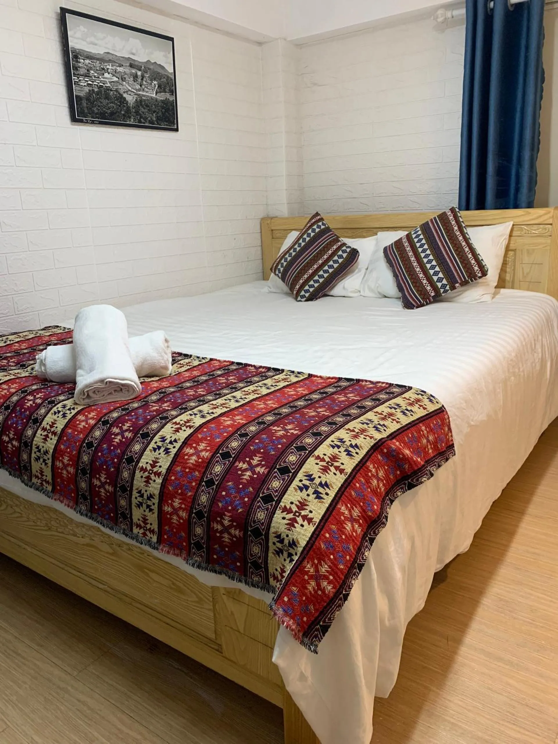 Bed in Chau Giang Hotel