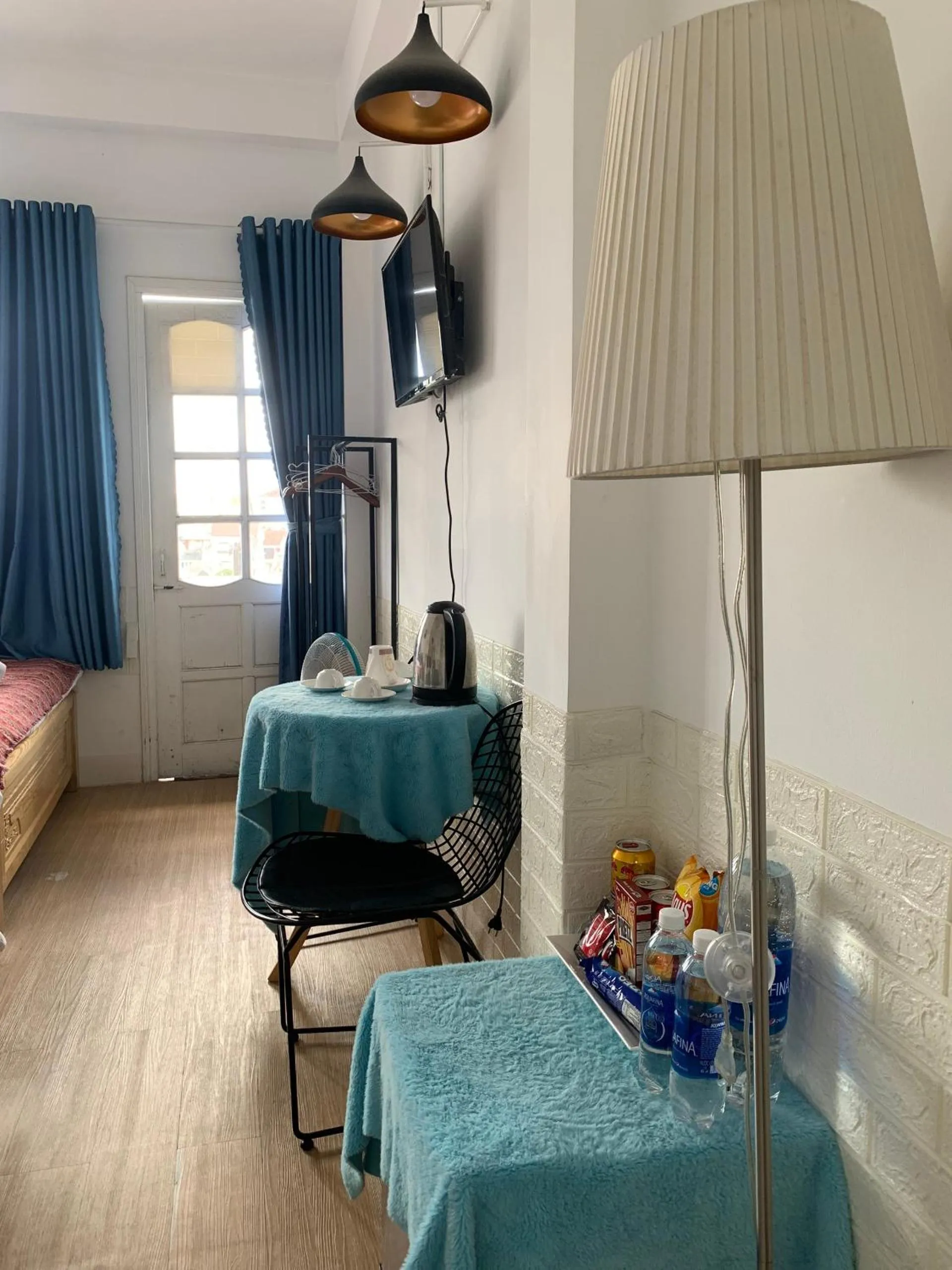 Bed in Chau Giang Hotel