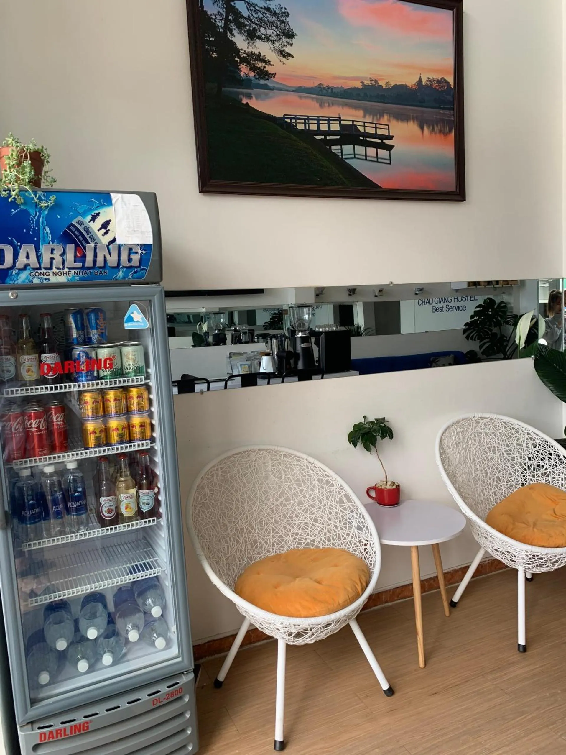 Kitchen or kitchenette in Chau Giang Hotel