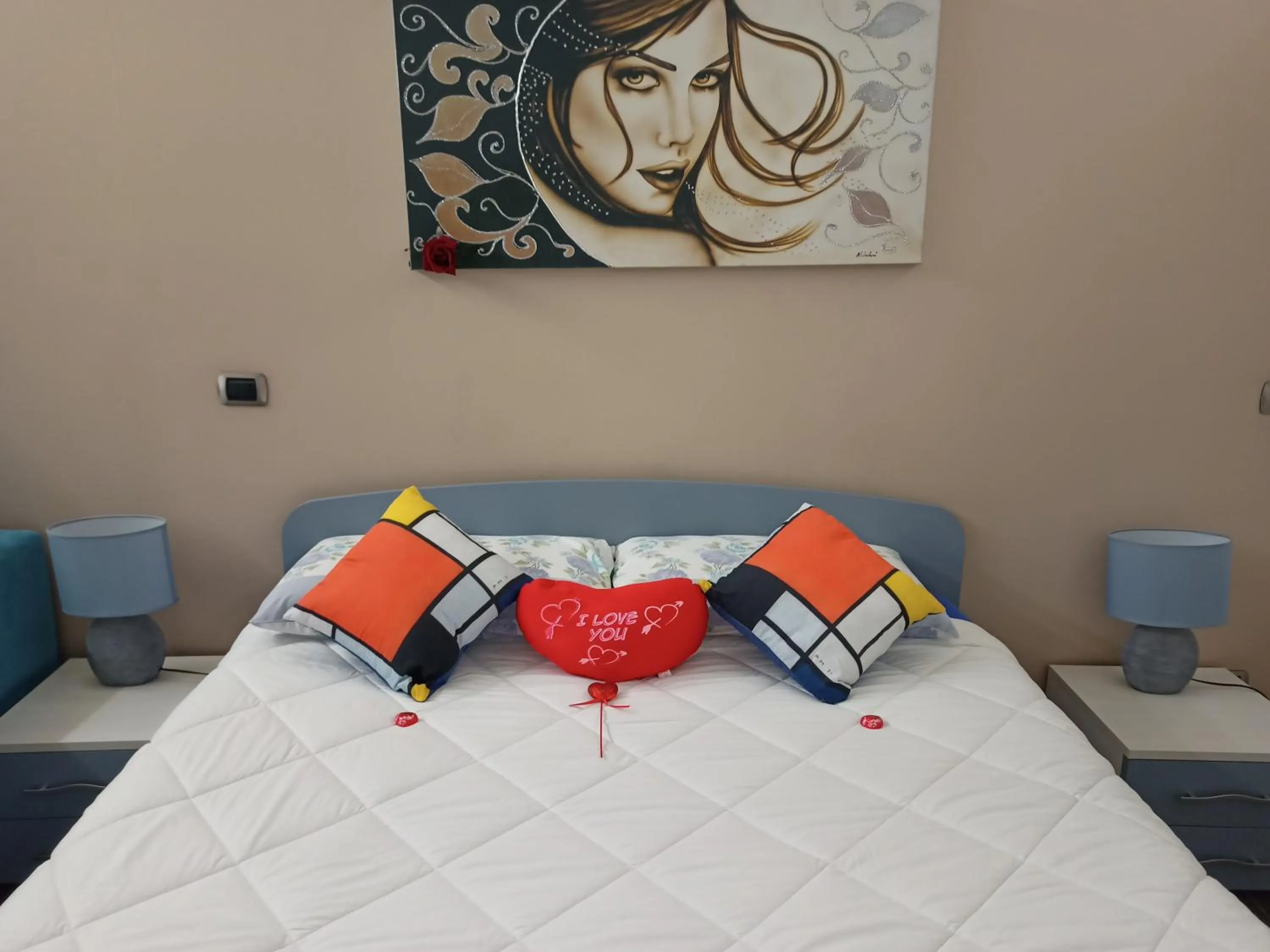 Bedroom, Bed in La Luna e il Sole