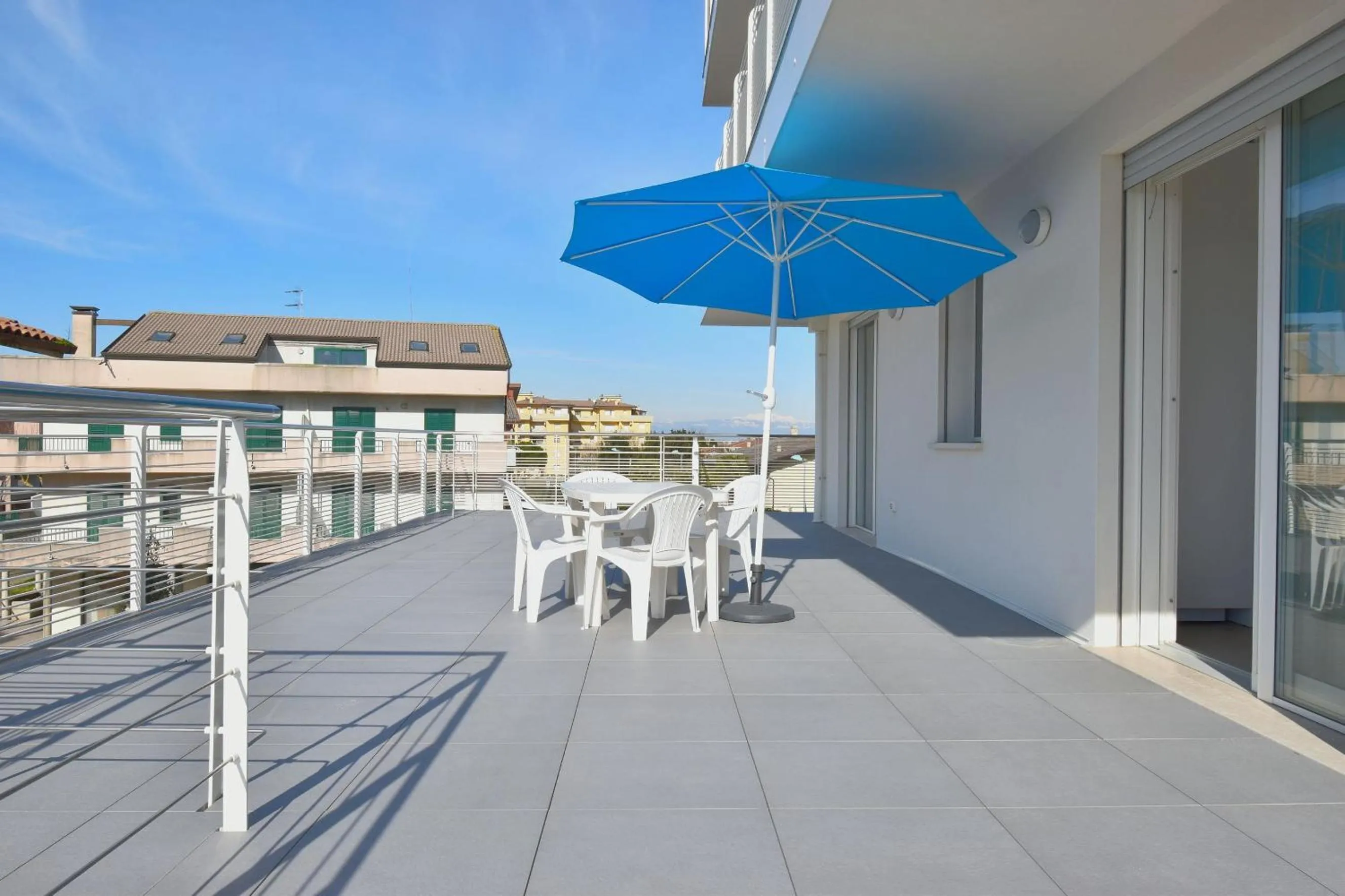 Balcony/Terrace in Residence Al Molo - Agenzia Cocal