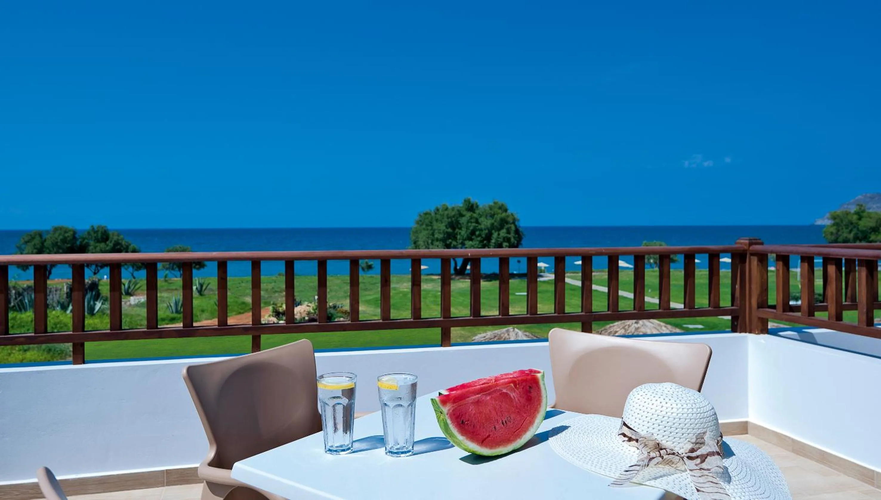 Balcony/Terrace in Geraniotis Hotel and Resort