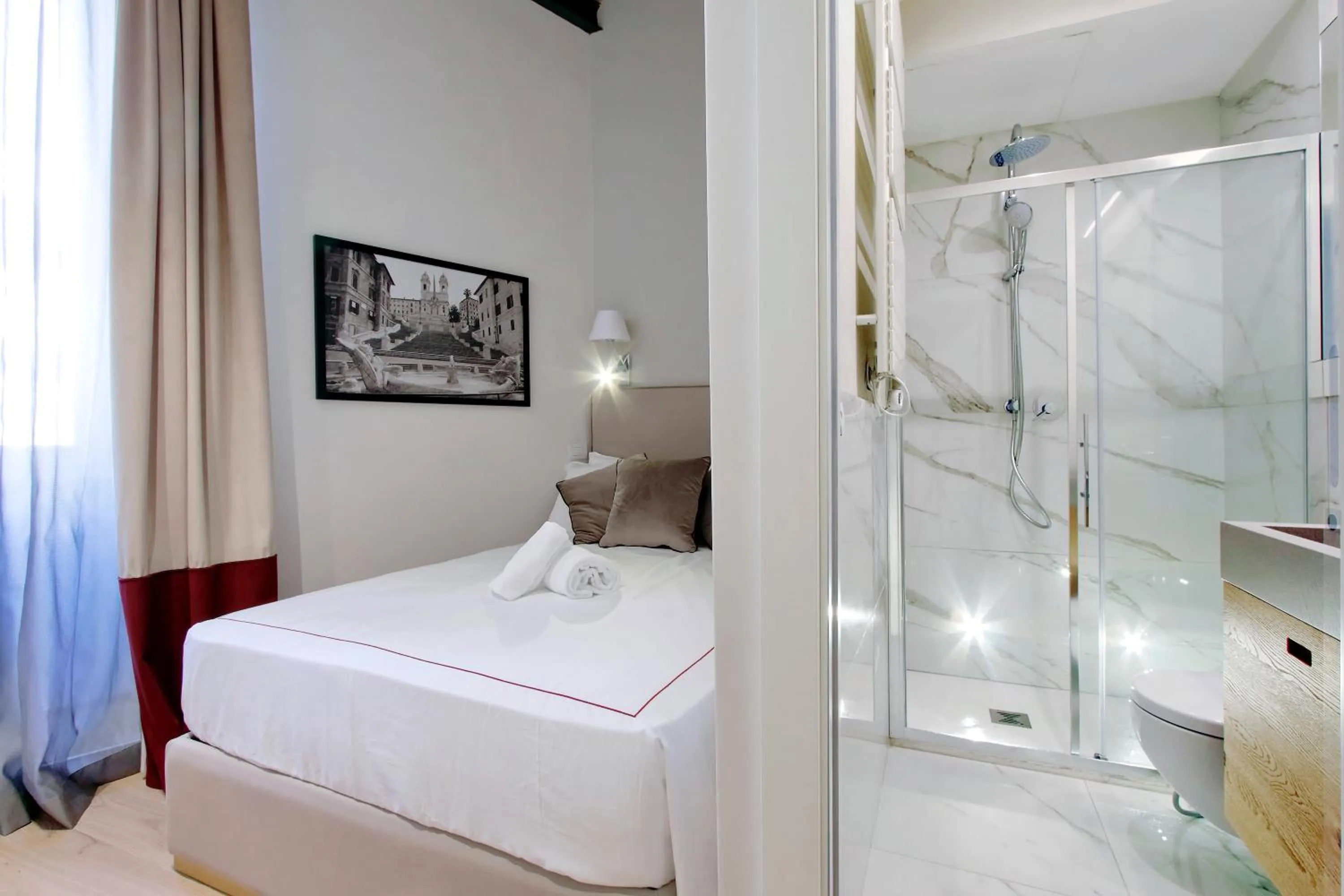 Bedroom, Bed in Monti Panisperna suites