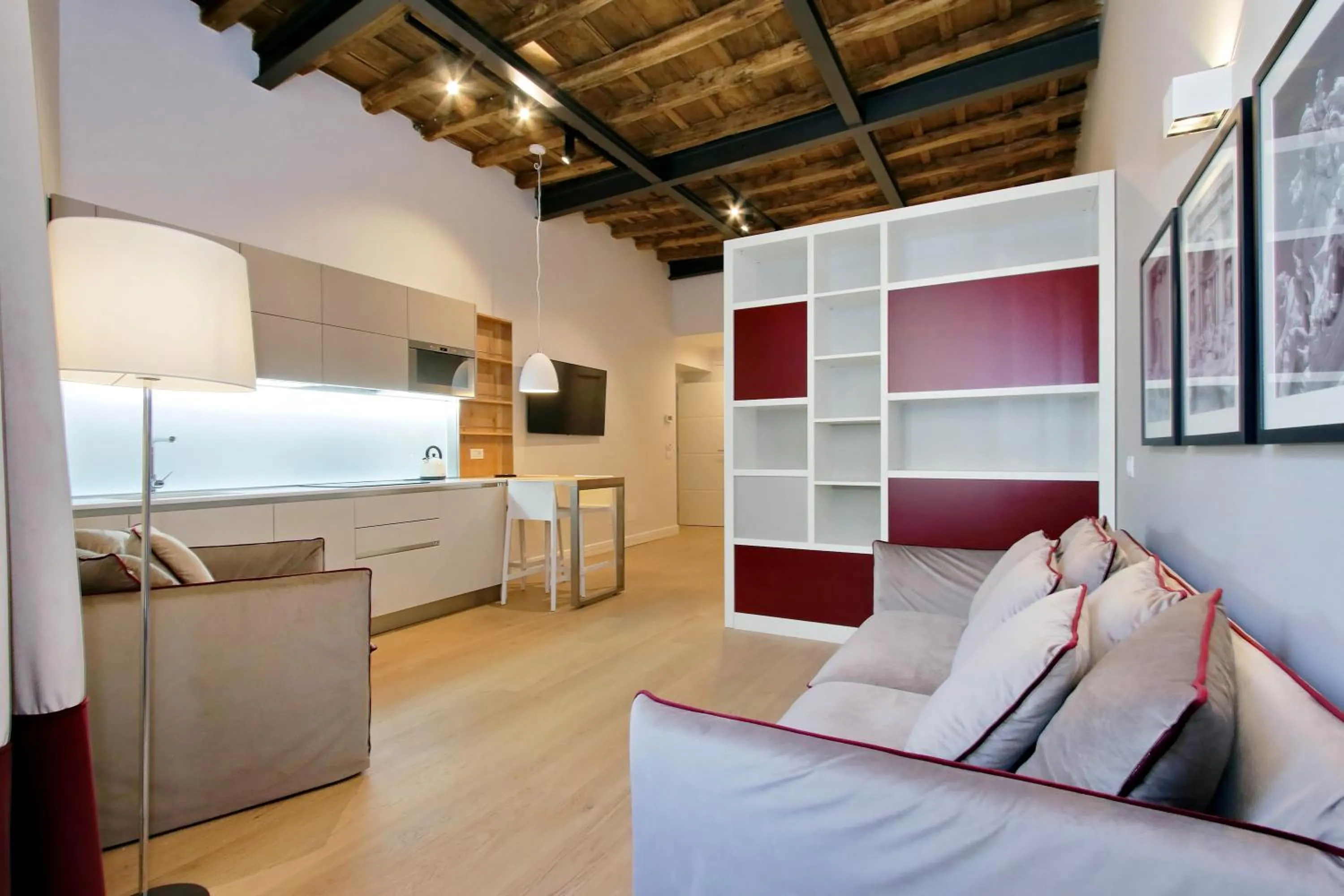 Photo of the whole room in Monti Panisperna suites