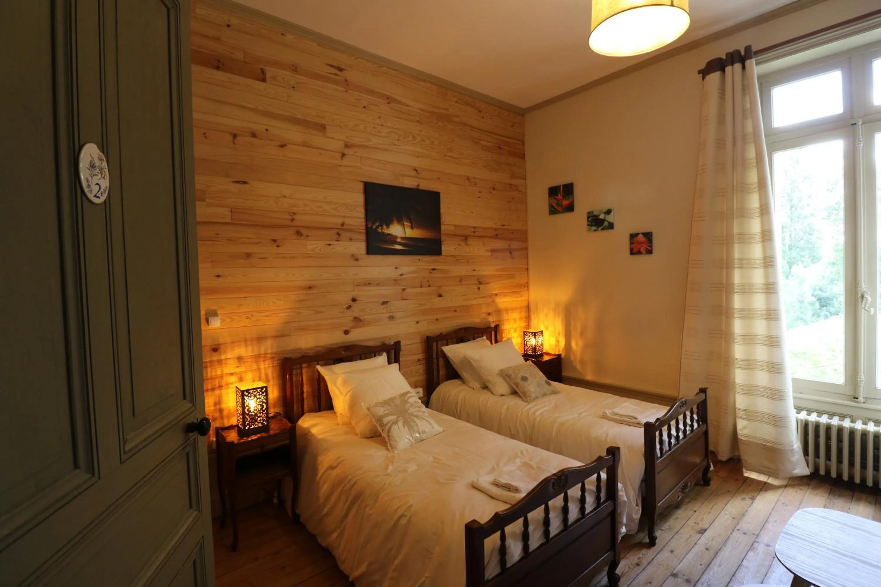 Bed in Domaine de Champ rose