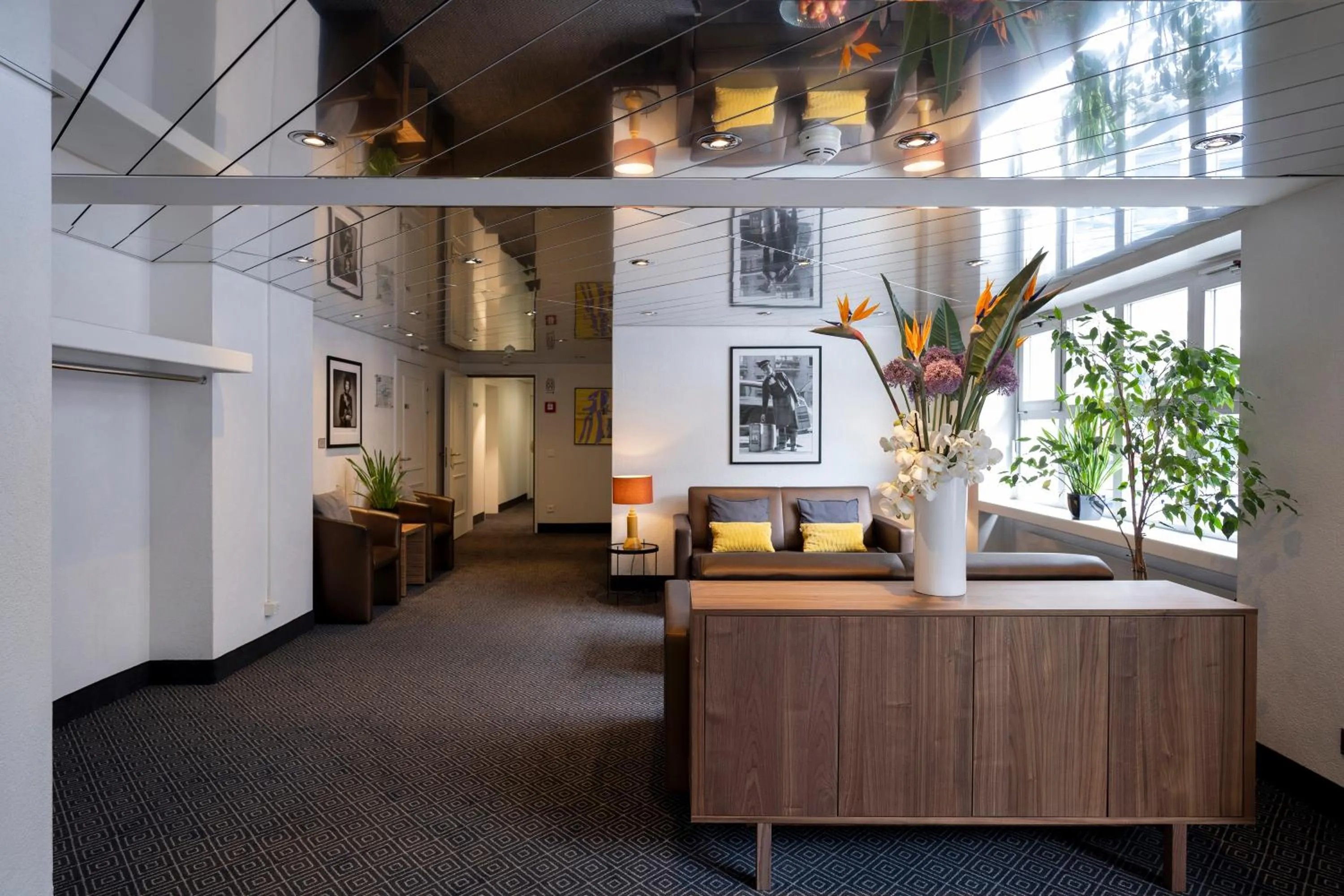 Lobby or reception in Hotel Stoller