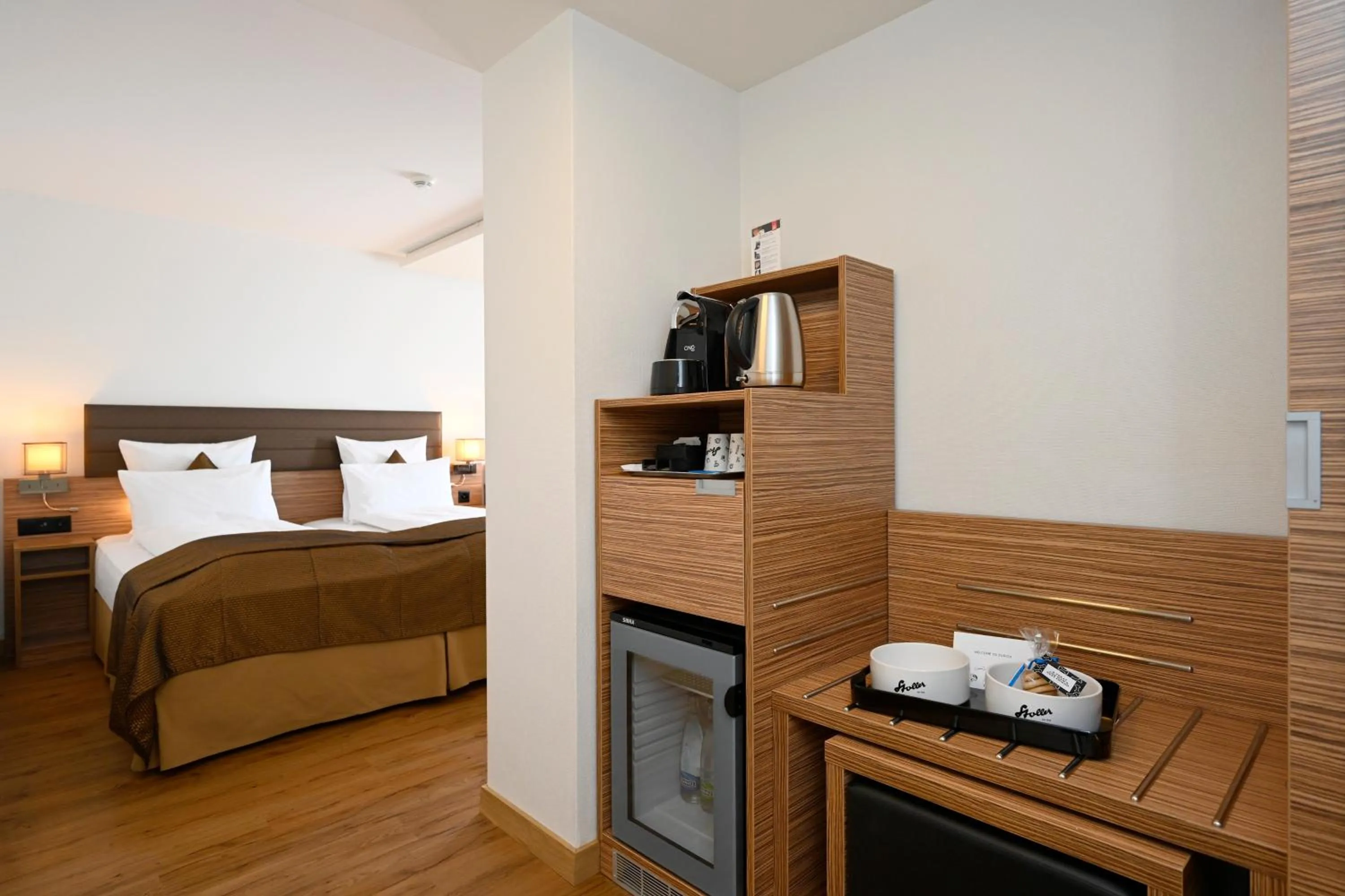 Bed in Hotel Stoller