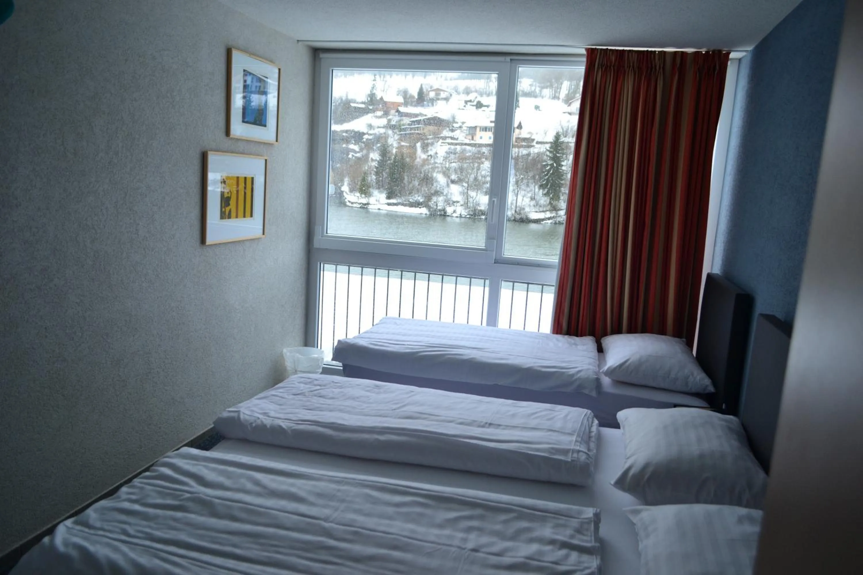 Bedroom, Bed in Hotel Les Rives Du Doubs