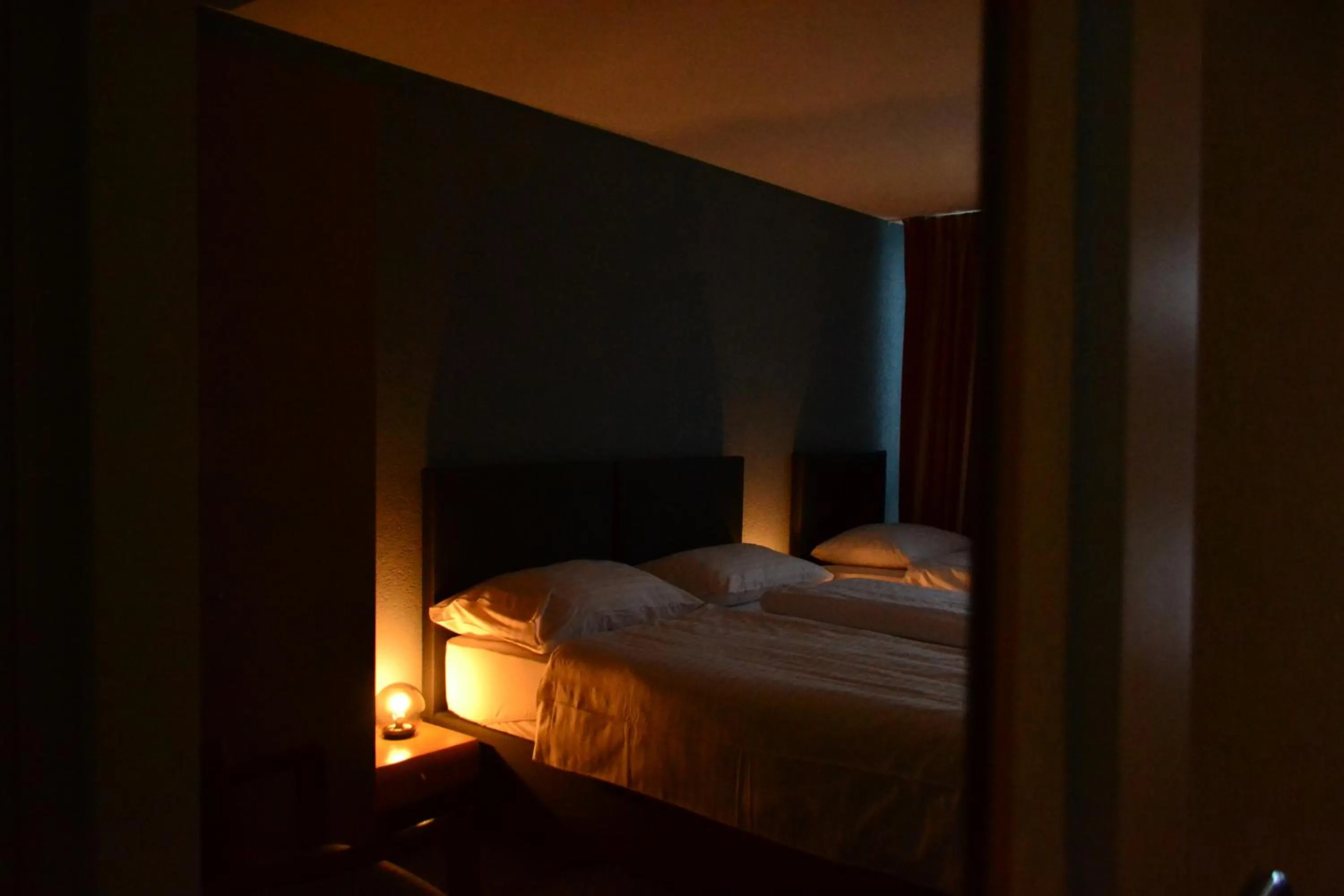 Bed in Hotel Les Rives Du Doubs