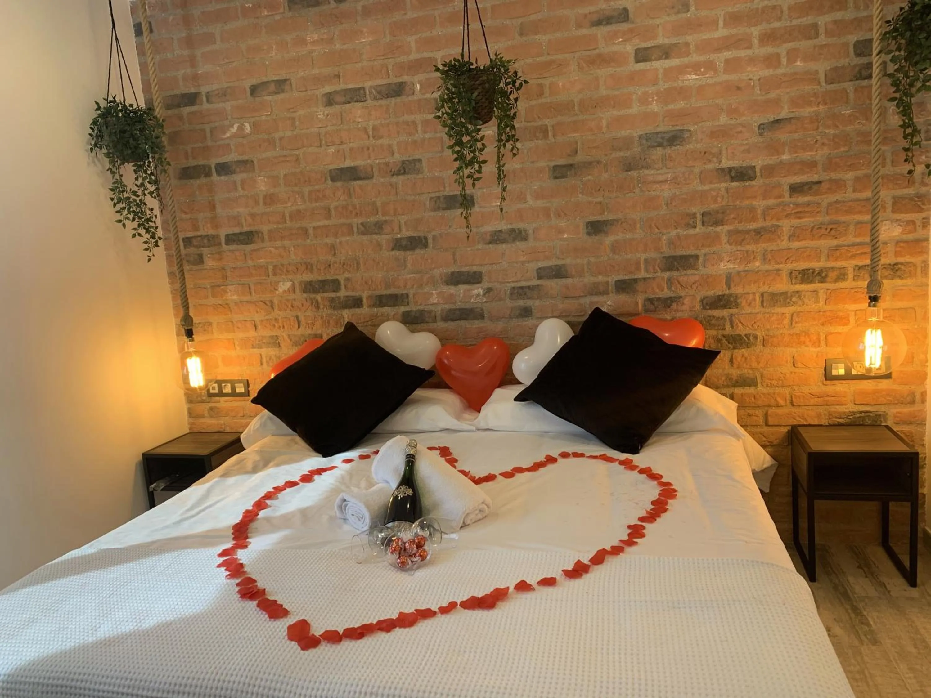 Bed in Hotel Riojano