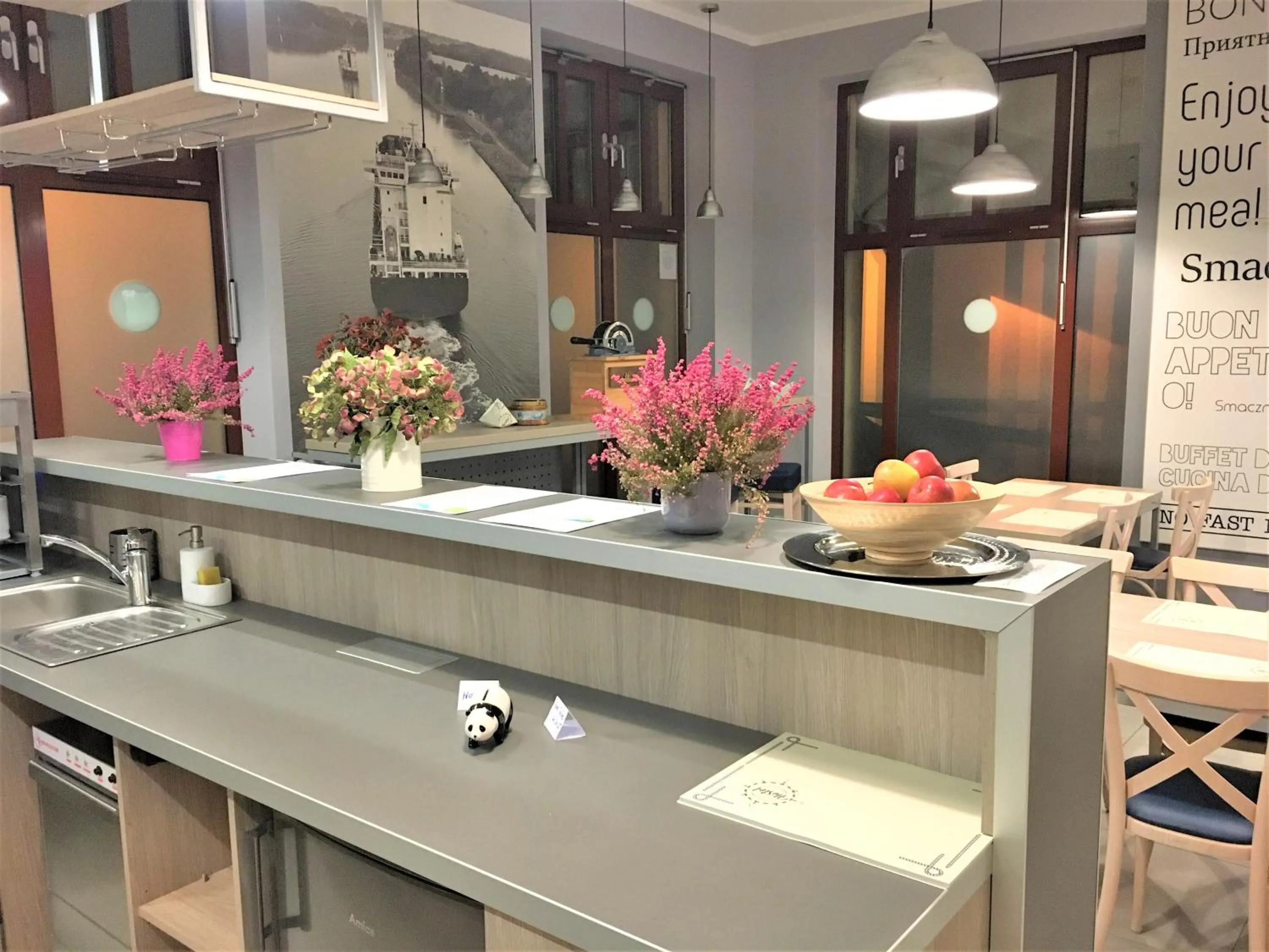 Kitchen or kitchenette in Hostel Annamarie