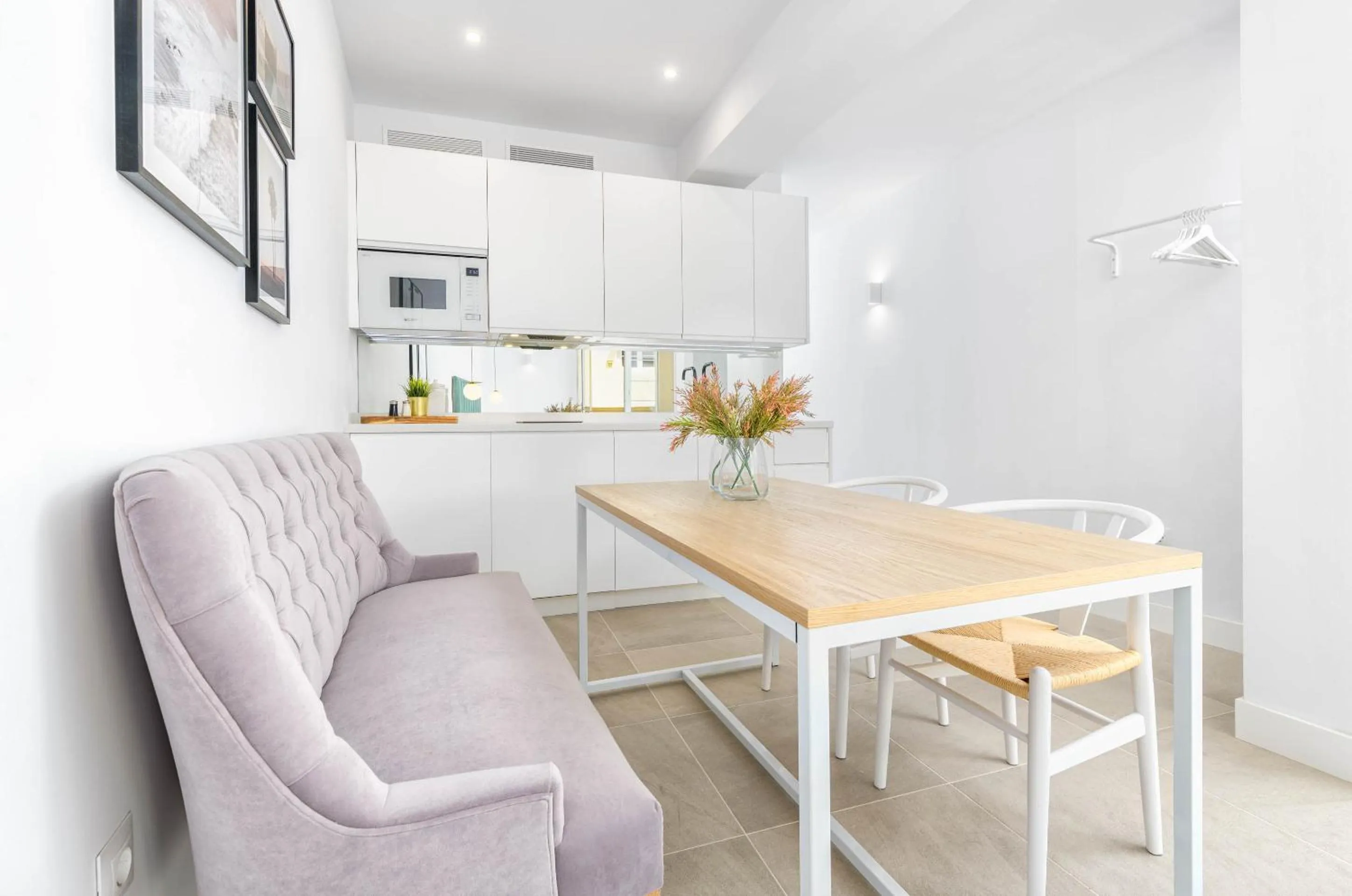 Living room in iloftmalaga San Juan