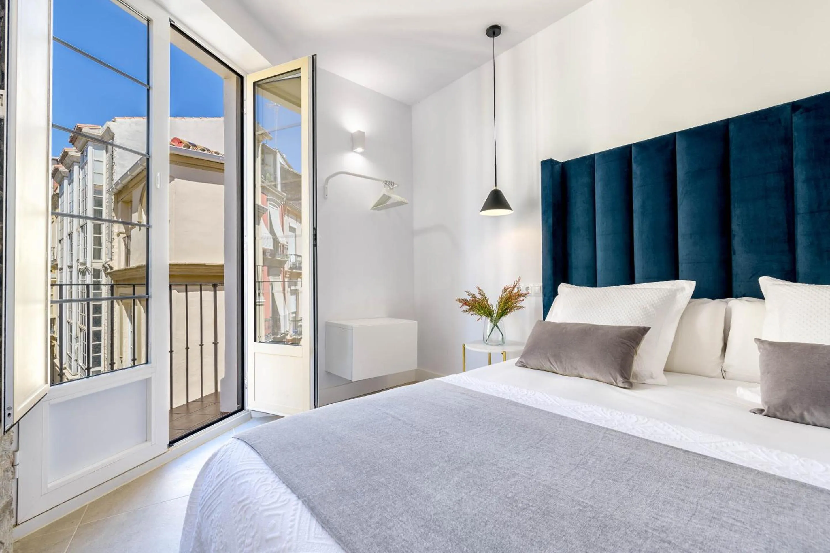 Bed in iloftmalaga San Juan