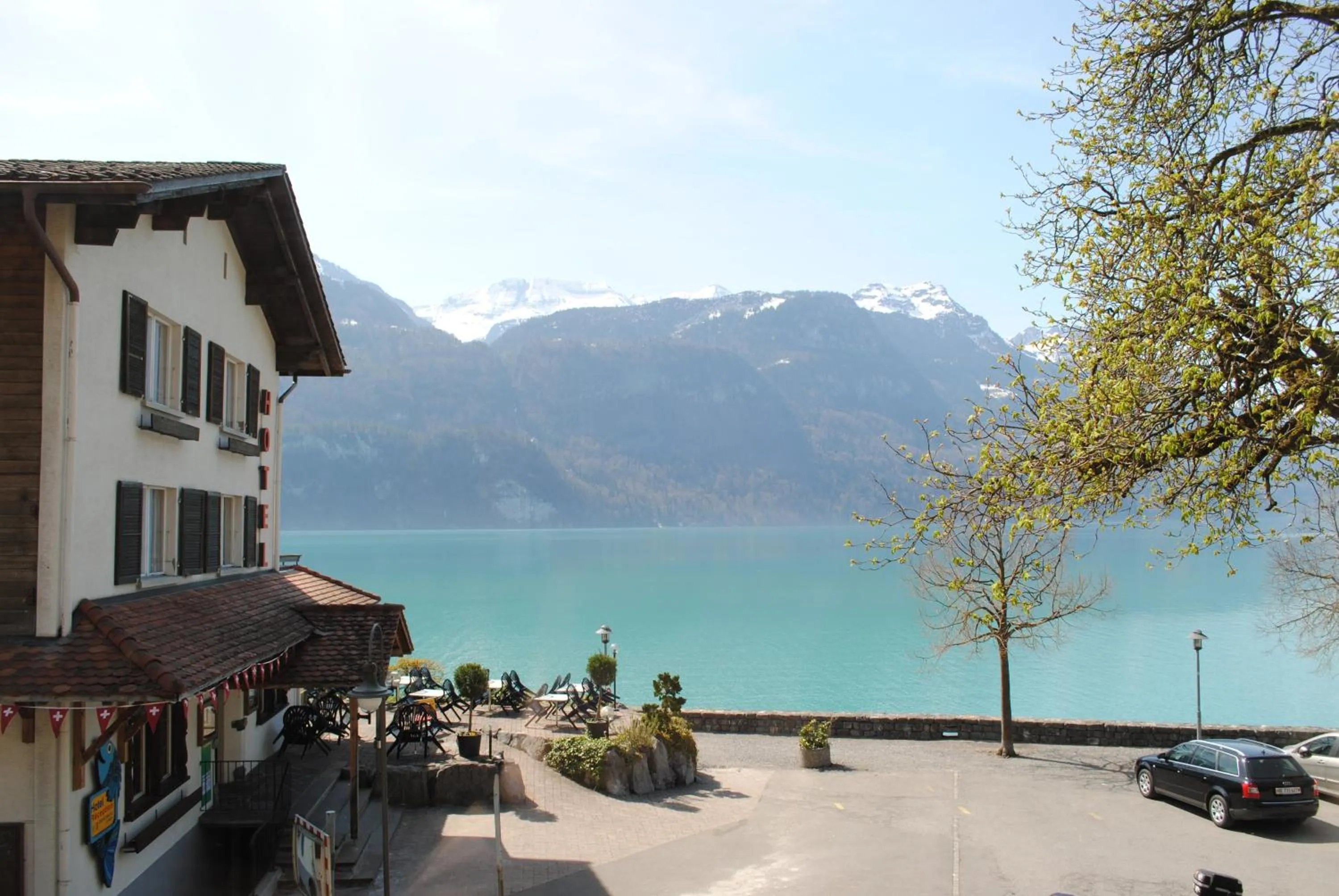 Facade/entrance in Hotel Brienzerburli