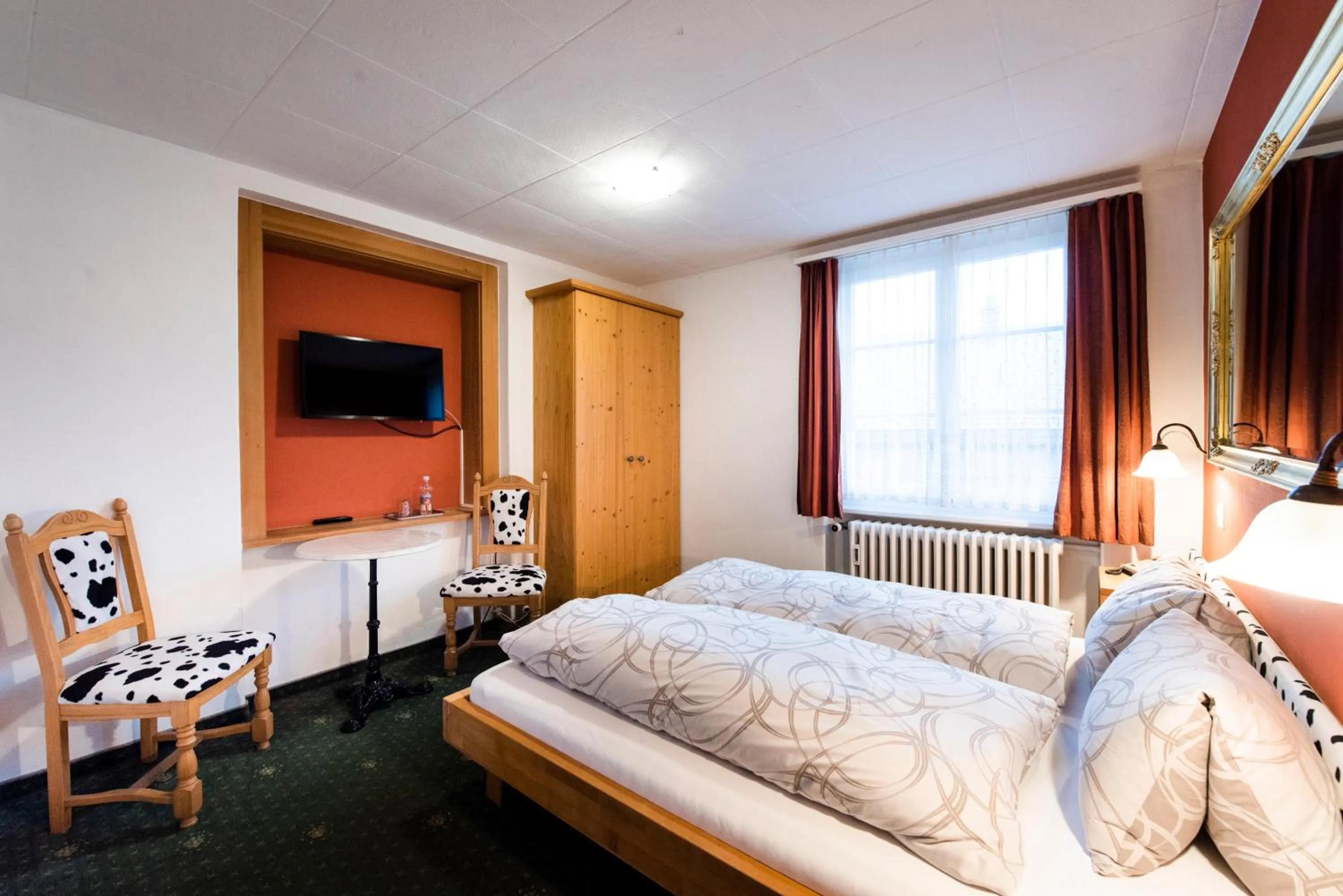 Bed in Hotel Brienzerburli