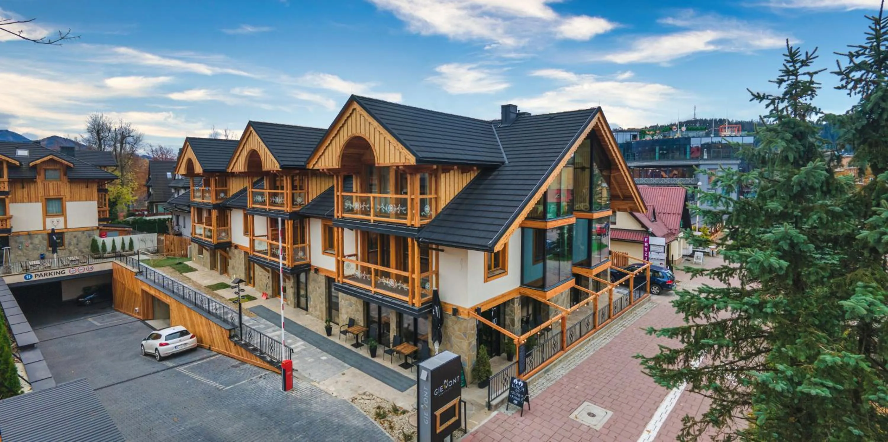 Property building in Mountain Shelter Apartments