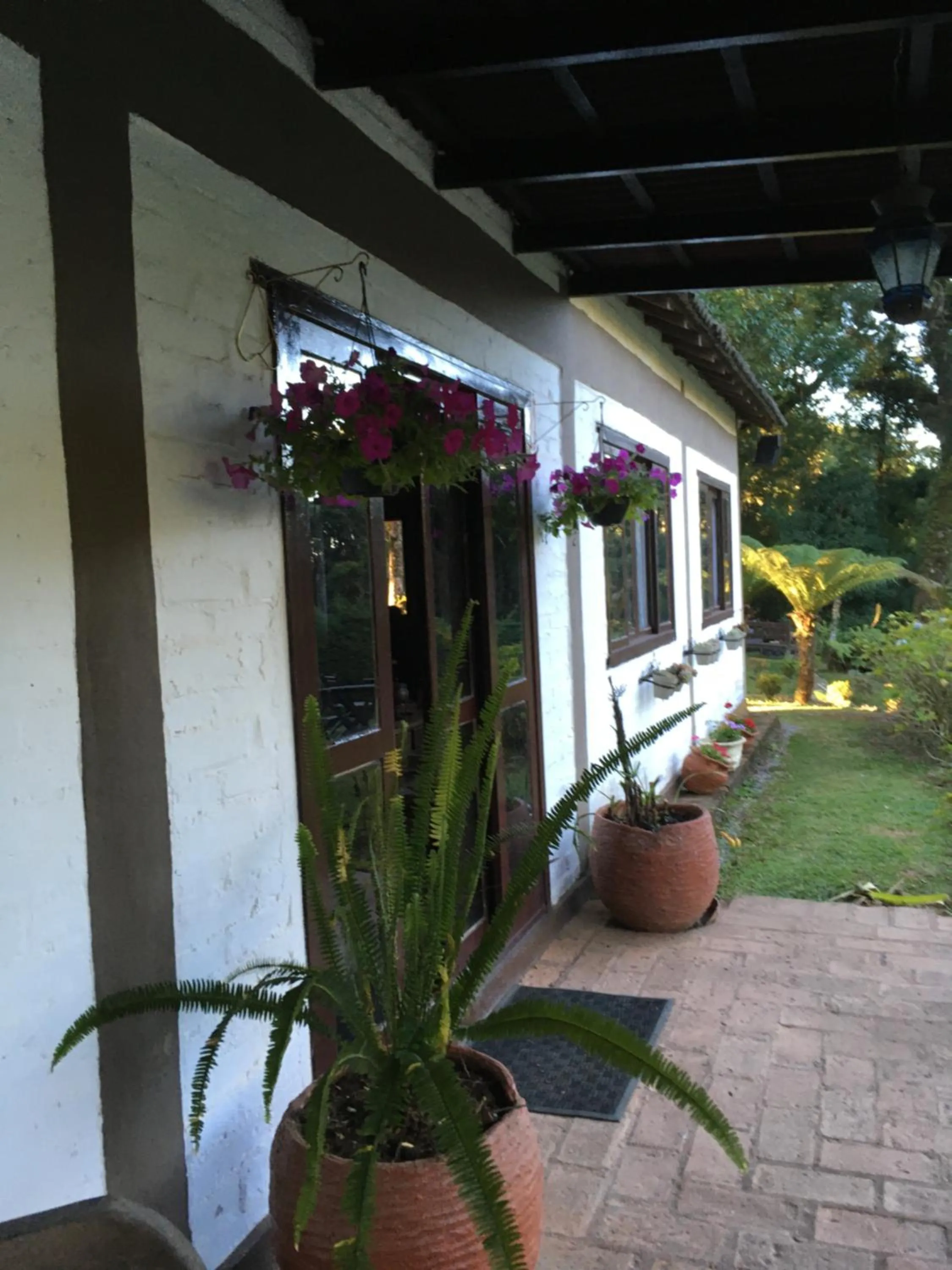 Patio in Pousada VillaSerrana