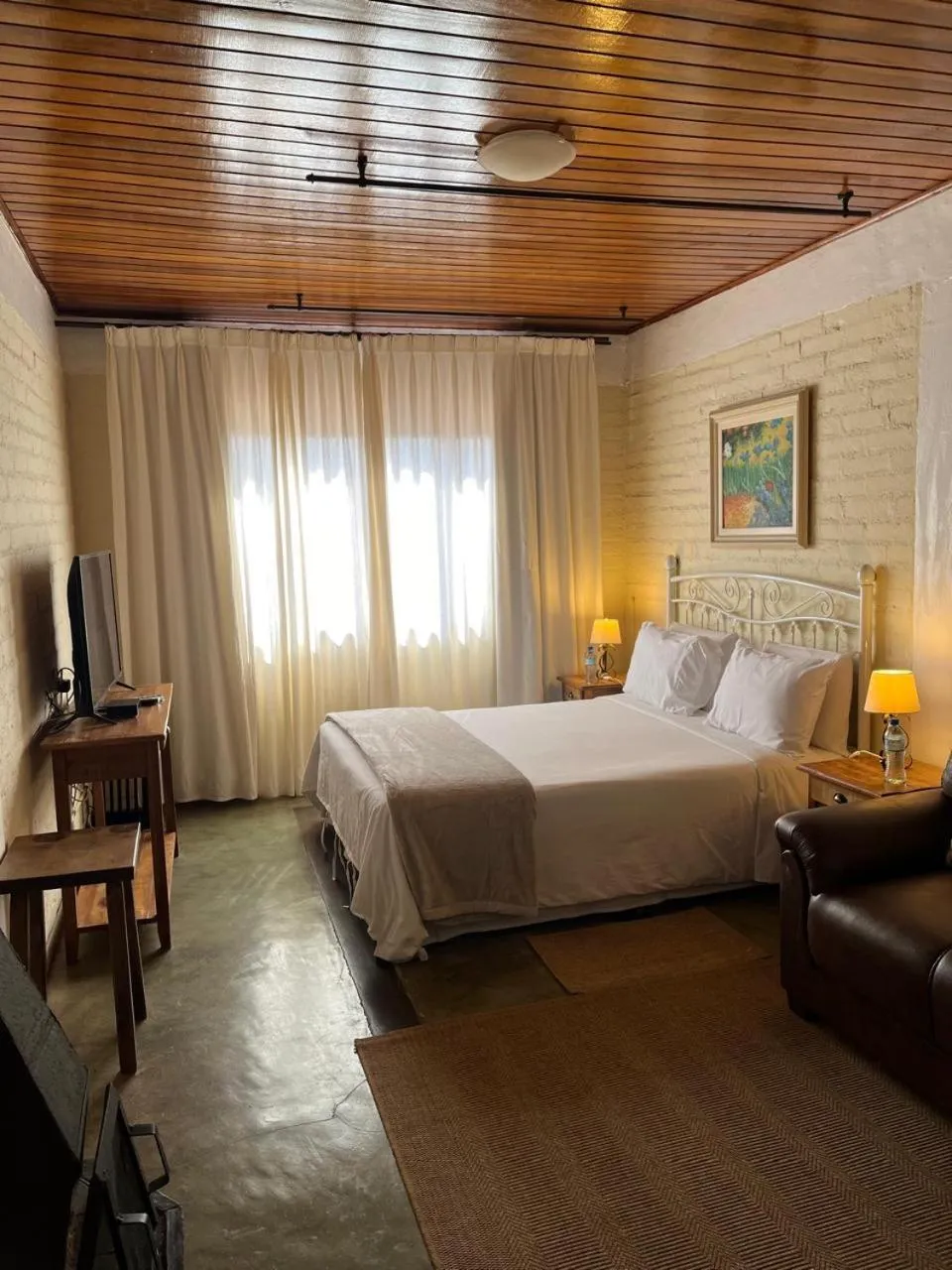 Bed in Pousada VillaSerrana