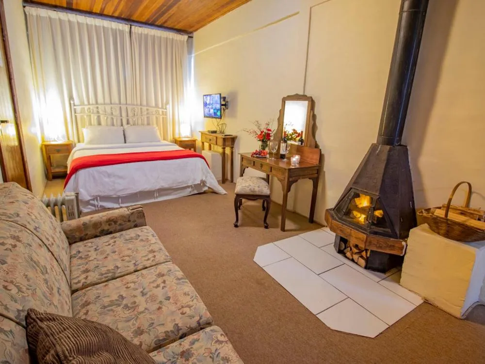 Bed in Pousada VillaSerrana