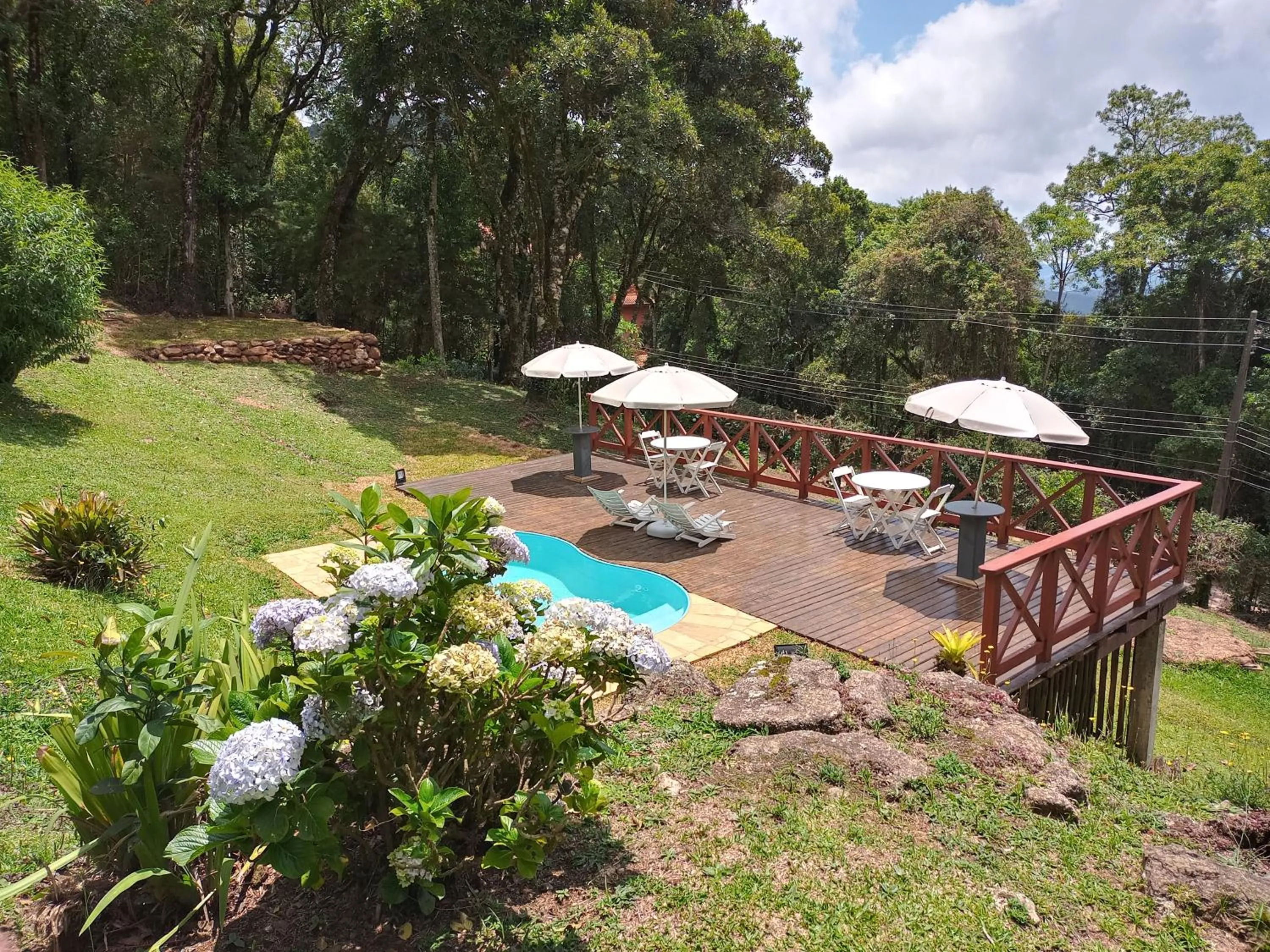 Swimming pool in Pousada VillaSerrana
