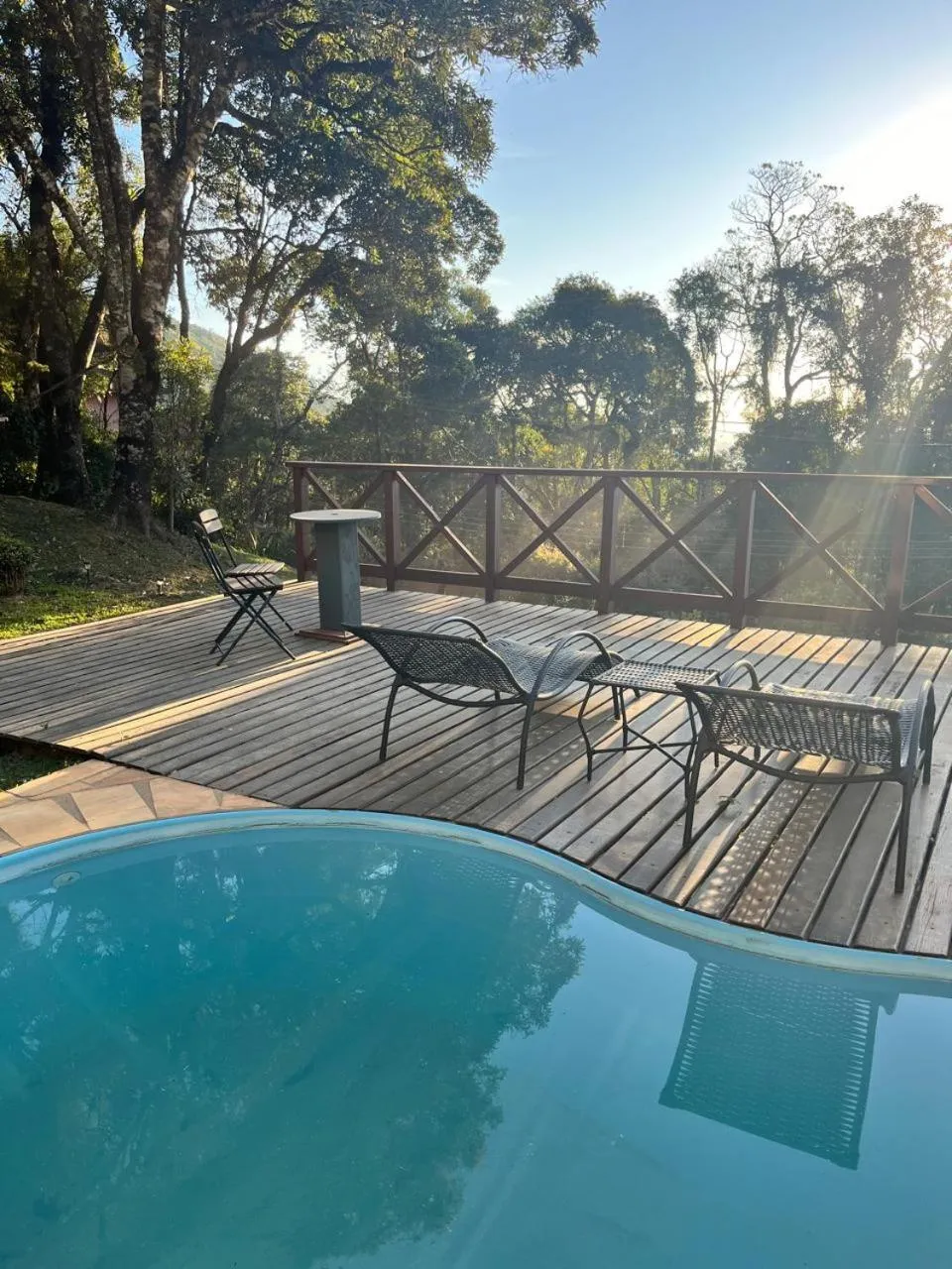 Swimming pool in Pousada VillaSerrana