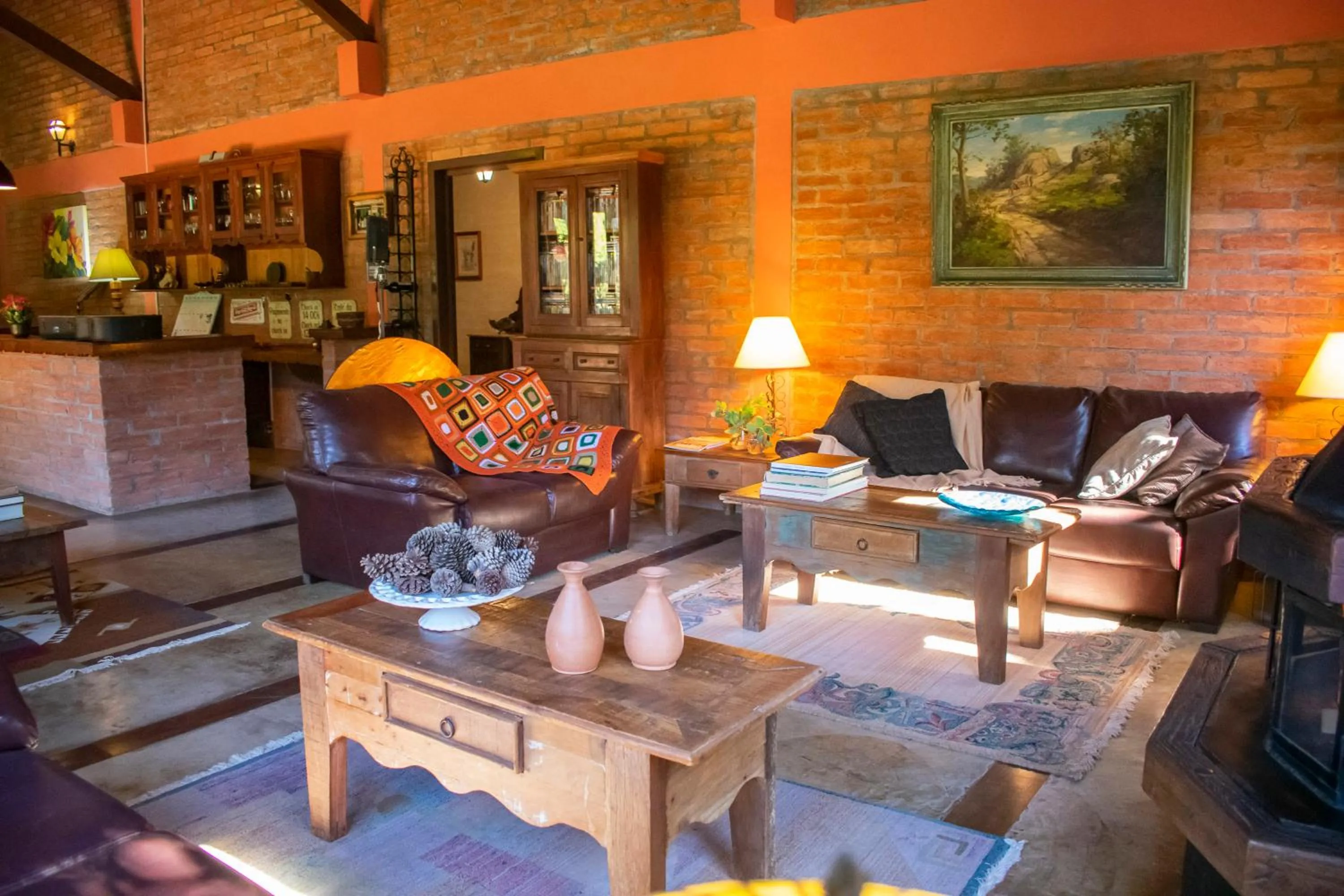 Living room in Pousada VillaSerrana