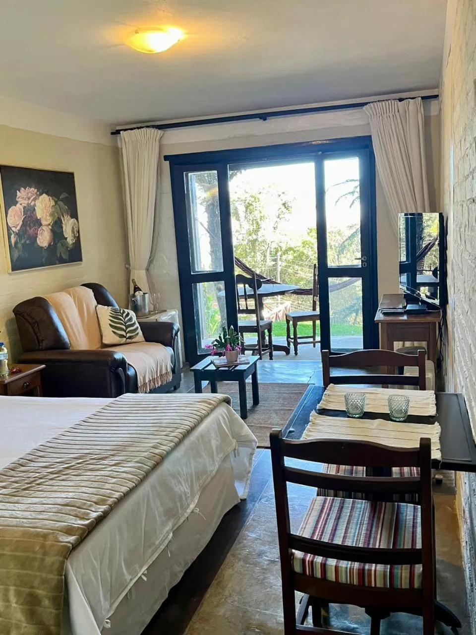 Bedroom, Bed in Pousada VillaSerrana