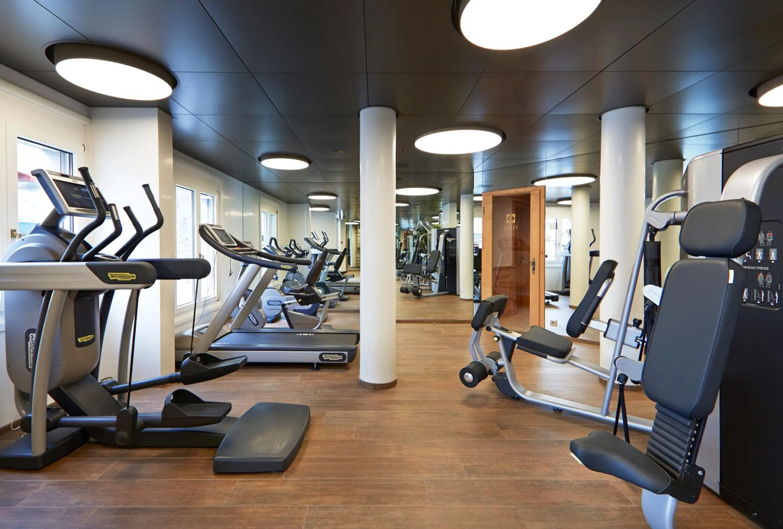 Fitness centre/facilities in Hotel Seehof Davos