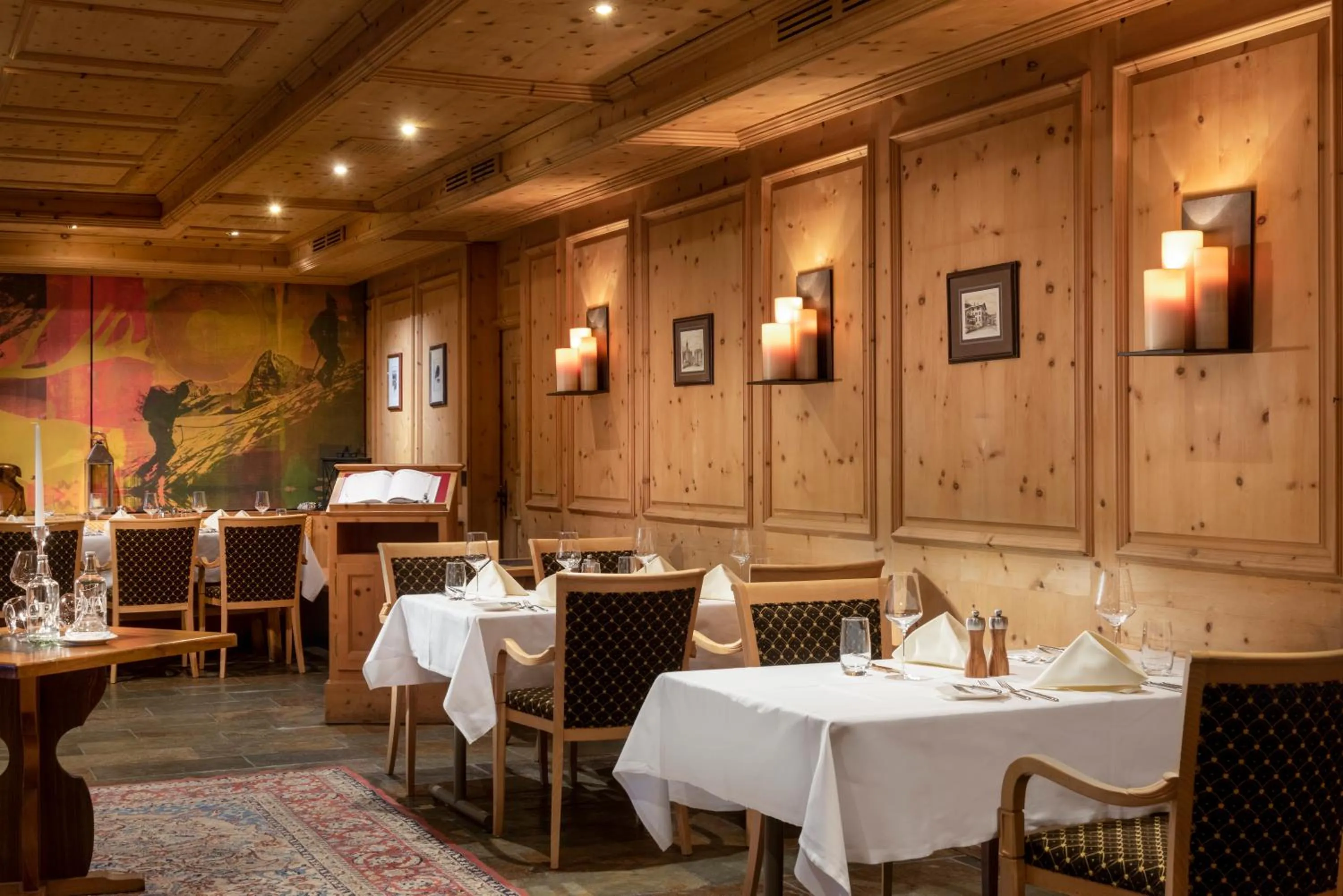 Restaurant/places to eat in Hotel Seehof Davos