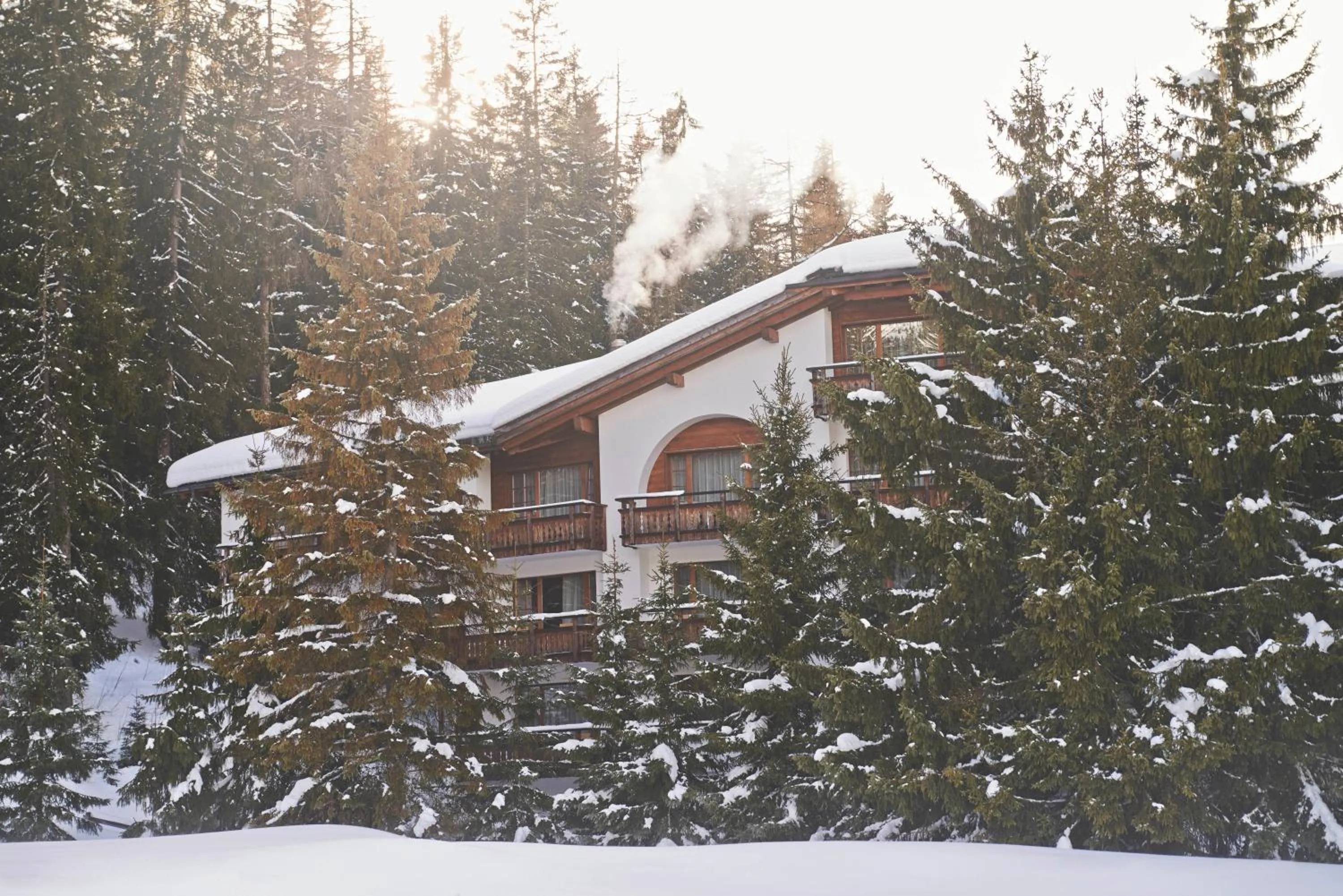 Property building in Hotel Waldhuus