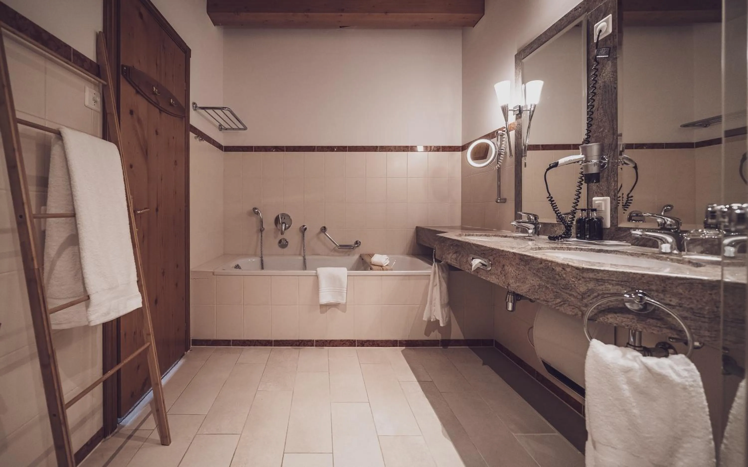 Bathroom in Hotel Waldhuus