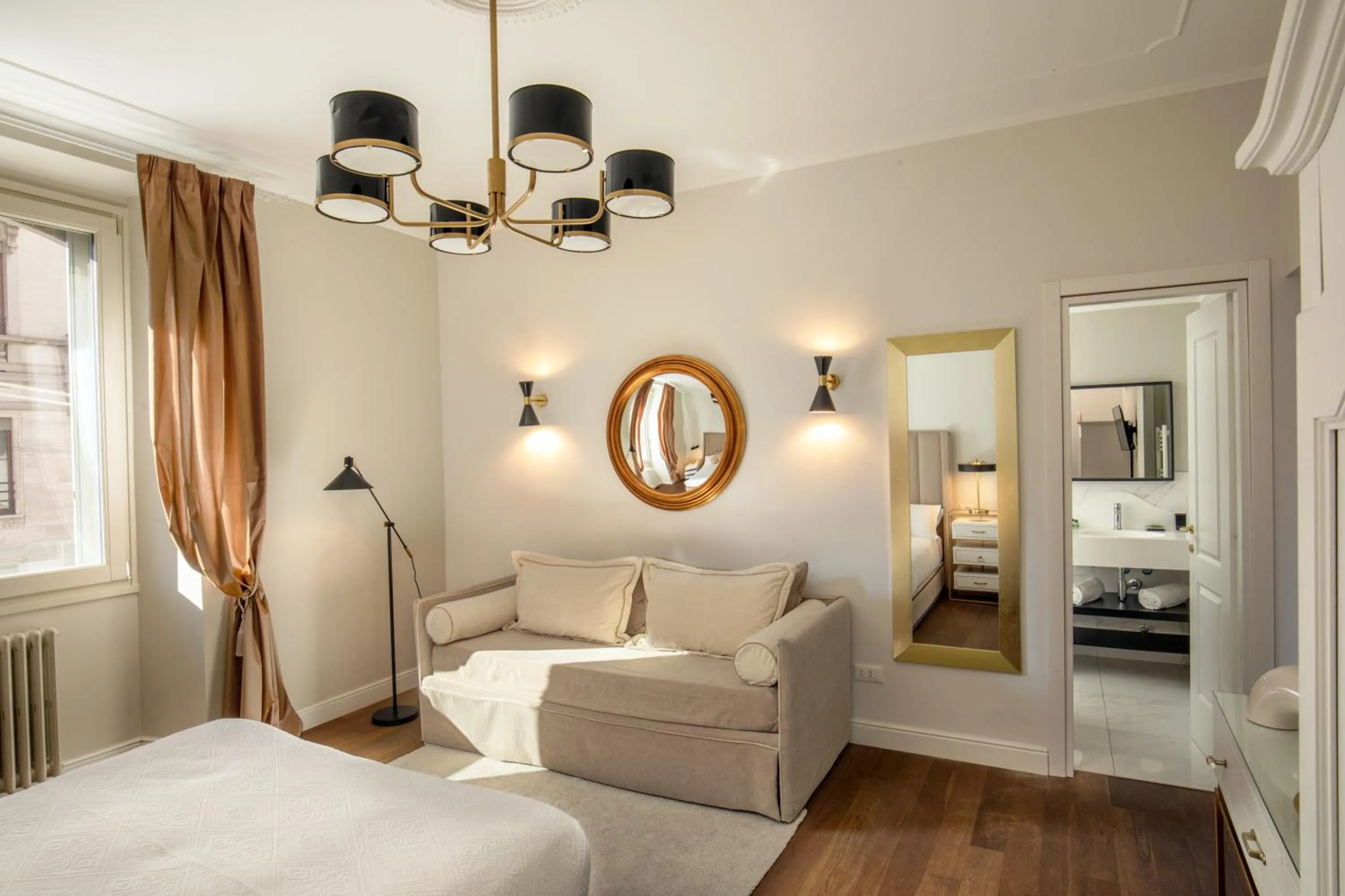 Bedroom, Bed in Daplace - Corso Monforte Suites