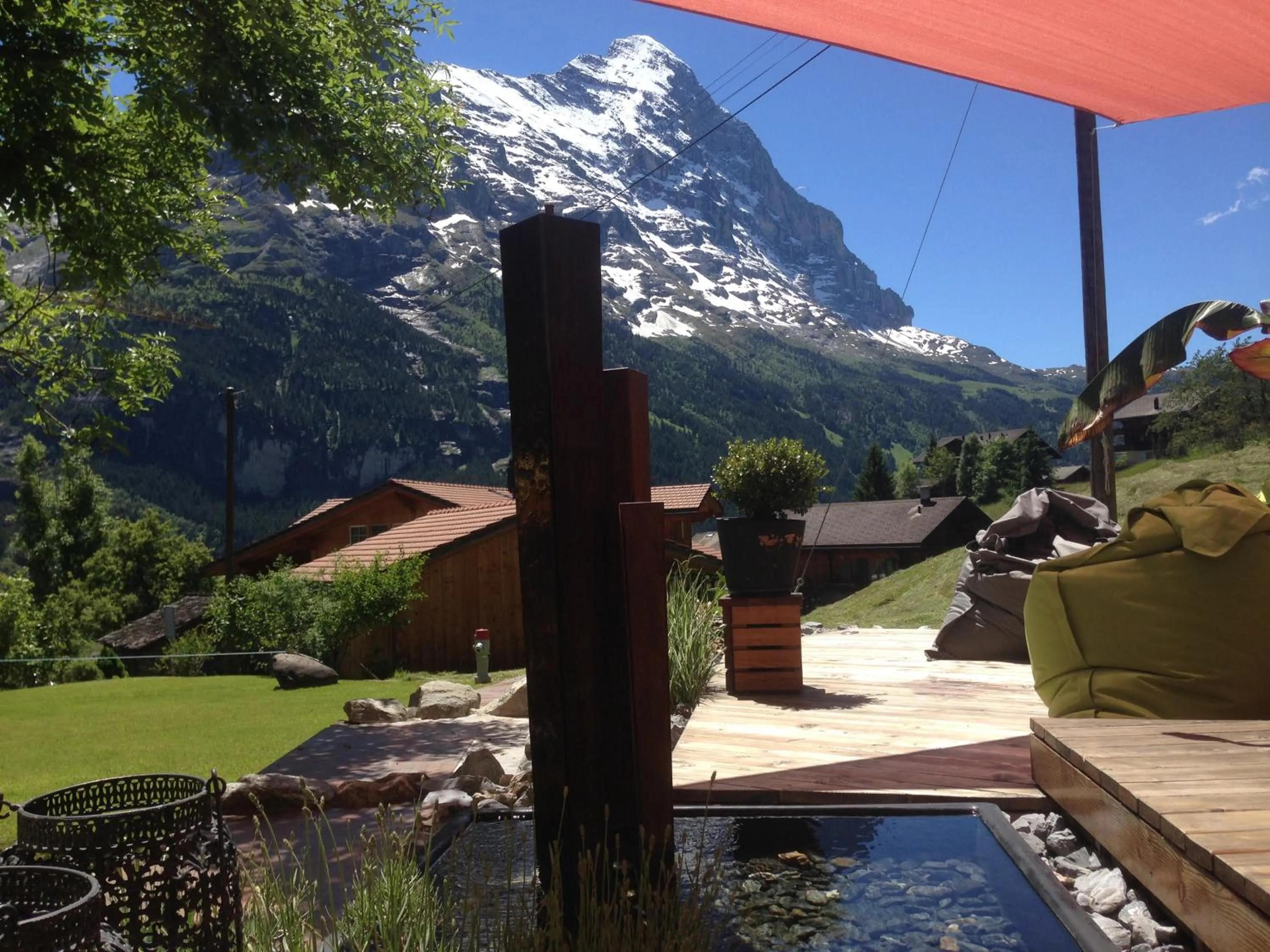 Garden in Hotel Lauberhorn - Home for Outdoor Activities
